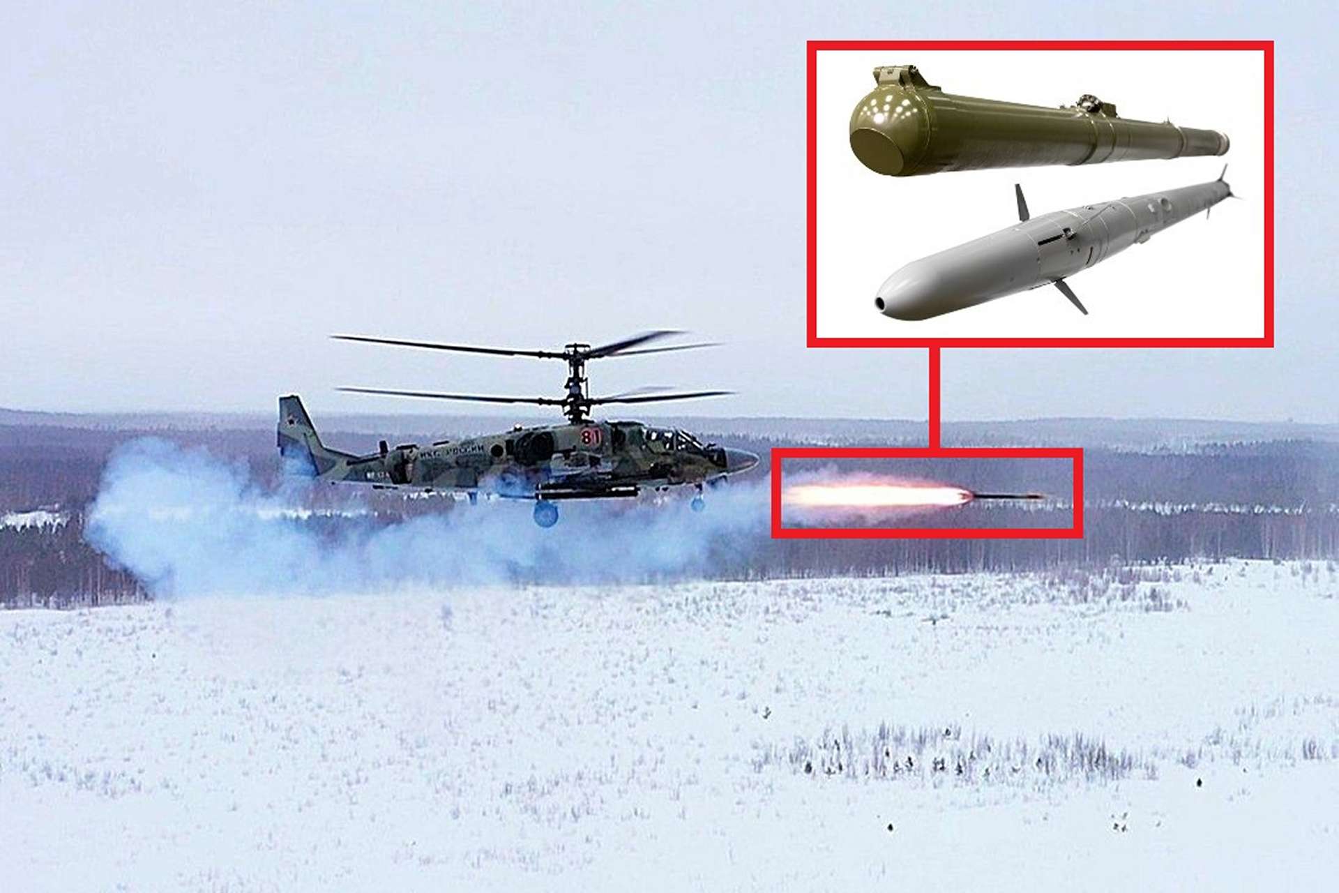 The upgraded Vikhr-1 and the completion of the 2025 government contract confirm that this missile will remain a central element of the Ka-52’s armament (Picture Source: Kalashnikov)