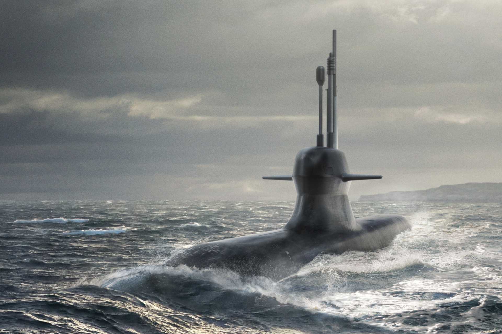 The development history of the A26 traces back to the “U båt 2000” concept of the early 1990s, which was halted after the Cold War before being revived in 2010 as Sweden sought replacements for the Södermanland-class. (Picture source: Saab)