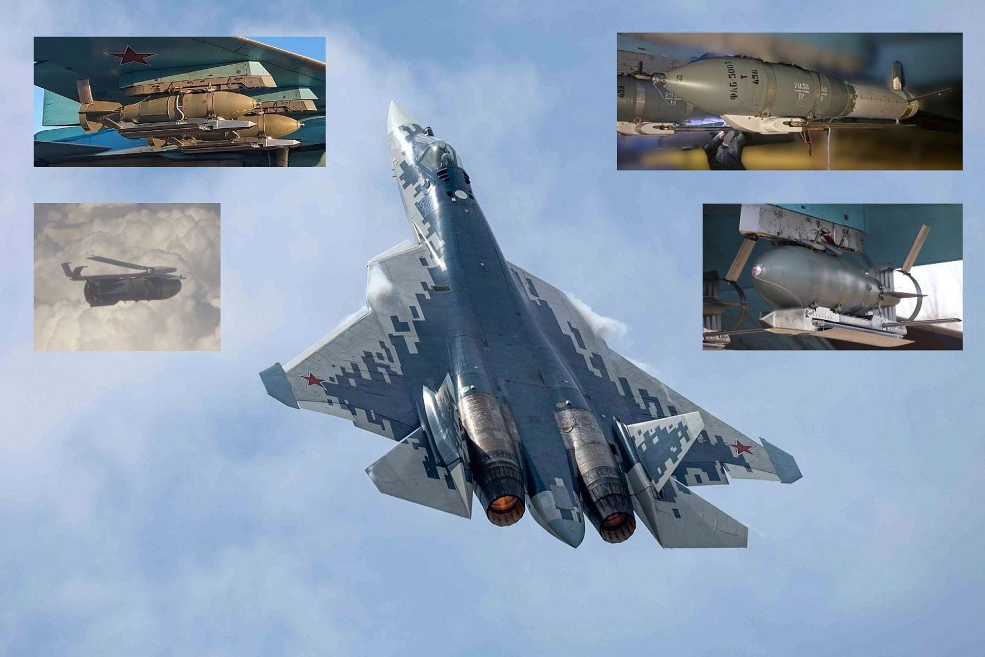 The integration of UMPK munitions on the Su‑57 signals a broader evolution in Russia’s strike doctrine, blending fifth‑generation platforms with mass‑produced precision weapons designed for sustained, high‑intensity operations (Picture Source: Rostec / Russian MoD)