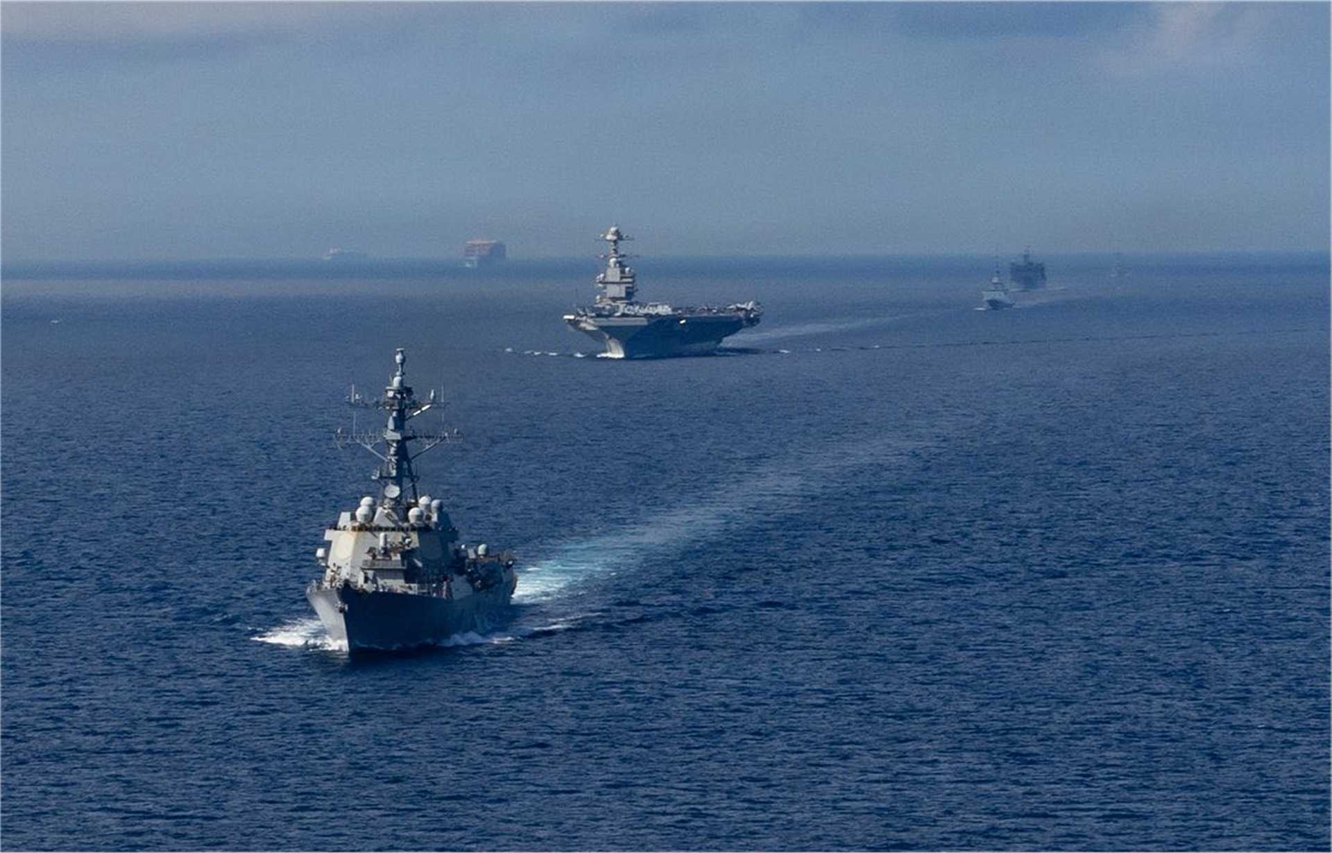 The USS Gerald R. Ford Carrier Strike Group enters the southern Caribbean Sea during high-tempo operations, bringing advanced naval airpower and surveillance capabilities into a region already on edge amid rising U.S. pressure on Venezuela.