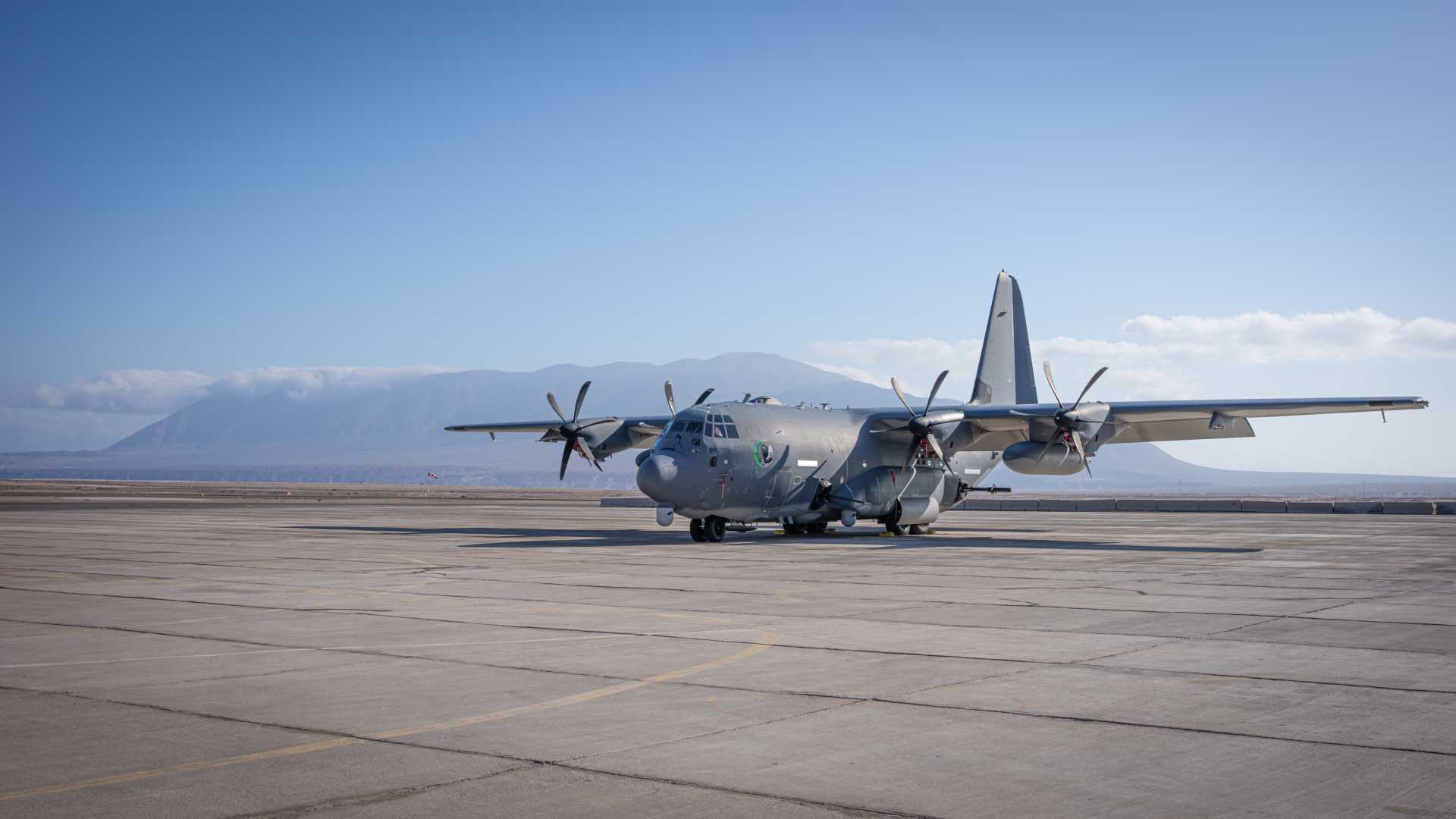 The AC-130J's weaponry includes a 30 mm GAU-23/A chain gun mounted to the port side of the fuselage, a 105 mm M102 howitzer cannon (also side-firing), wing-mounted GBU-39 Small Diameter Bombs, GBU-53/B SDB II, AGM-114 Hellfire missiles, AGM-176 Griffin missiles (and possibly others via Common Launch Tubes). (Picture source: US Air Force)