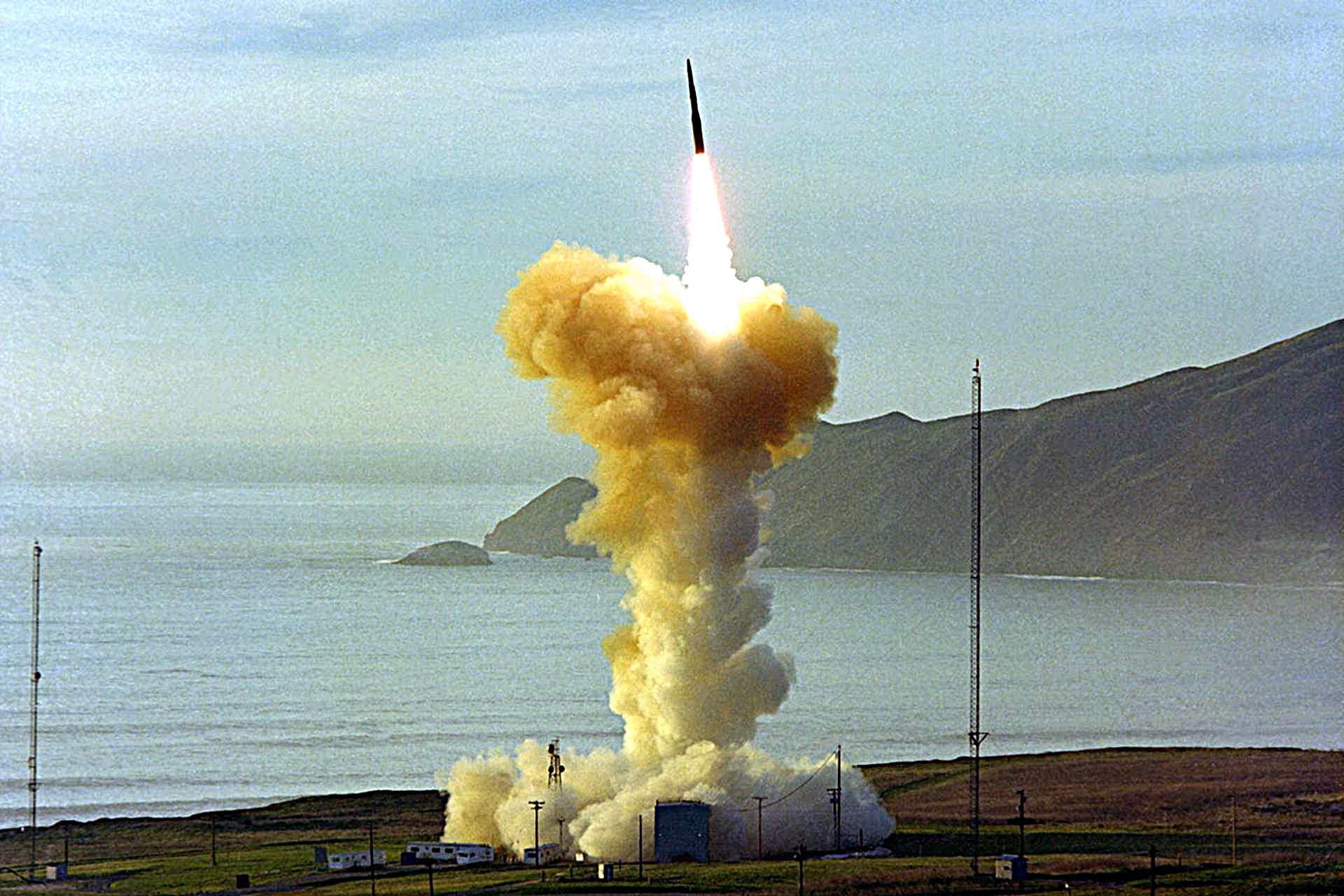 The LGM-30G Minuteman III is a land-based intercontinental ballistic missile designed for rapid, long-range nuclear strike capability, forming a key pillar of the U.S. strategic déterrent (Picture Source: Atomic Archives)