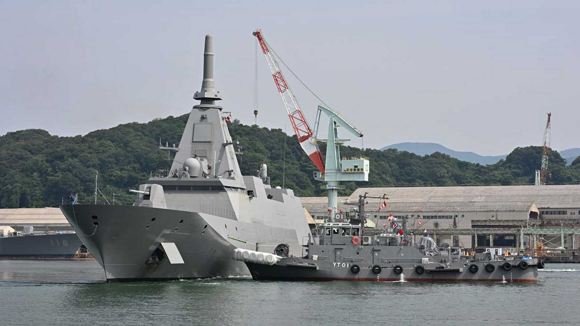 Japan’s Mogami-class frigate was developed to replace the older Asagiri- and Abukuma-class destroyer escorts with a new multi-mission ship combining automation, reduced manpower, and stealth characteristics. (Picture source: Japanese Navy)
