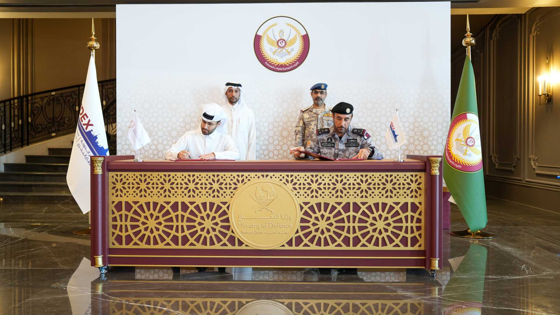 Being the Strategic Partner and Gold Sponsor means Barzan Holdings helps fund and support the organisation of DIMDEX, while in return gaining prominent visibility, a leading role in the event’s activities, and direct access to international delegations and defence companies. (Picture source: DIMDEX)