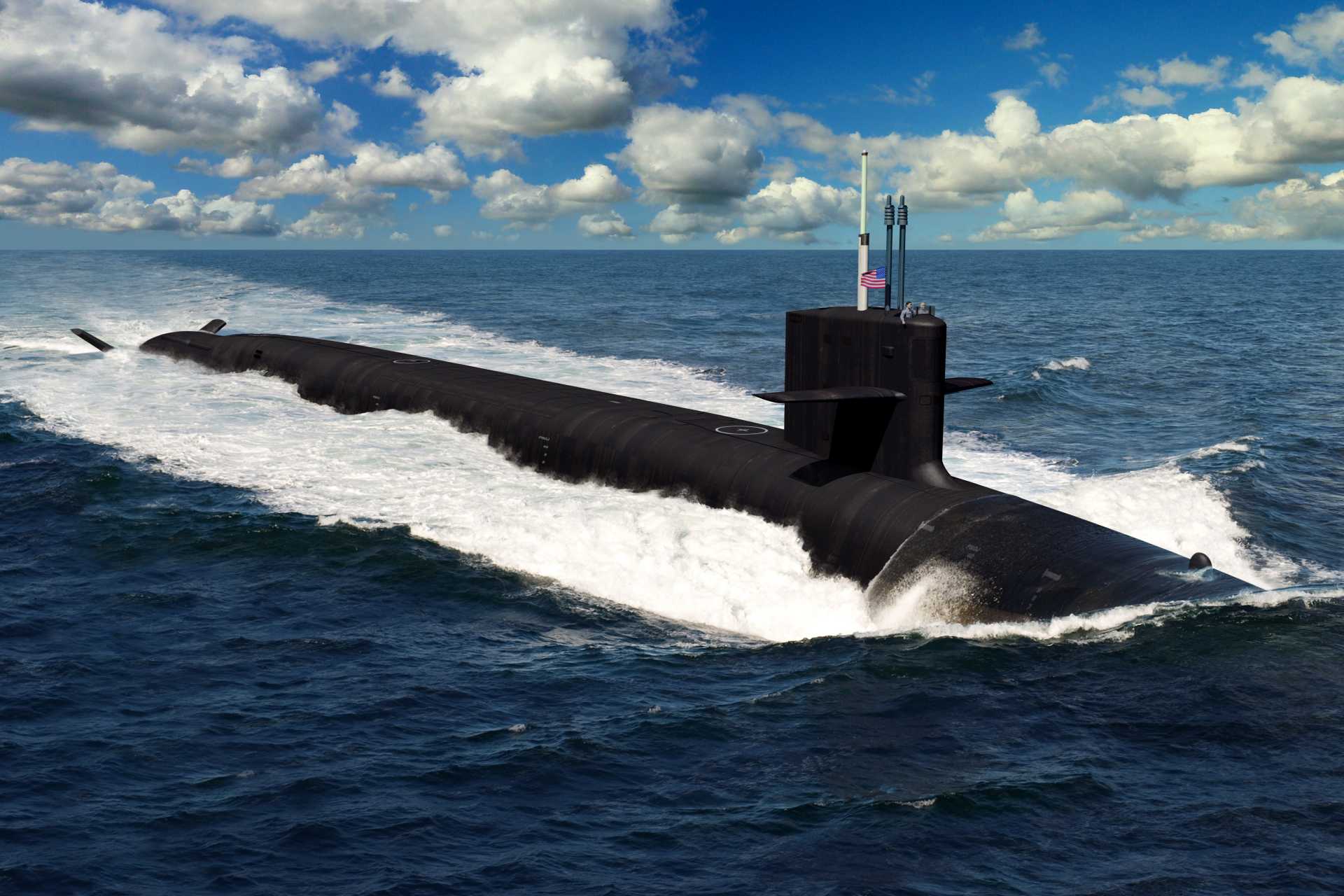 A total of 12 Columbia-class nuclear-powered ballistic missile submarines are planned, each designed to serve a 42-year lifespan without requiring midlife nuclear refueling. (Picture source: US Navy)