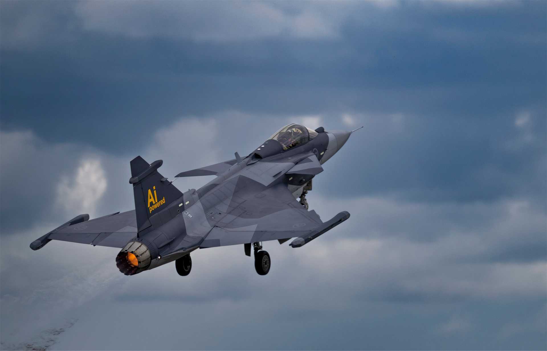 Saab JAS 39 Gripen-E — a modern multirole fighter developed for high-threat environments, featuring advanced radar, long-range Meteor missiles, and electronic warfare systems.
