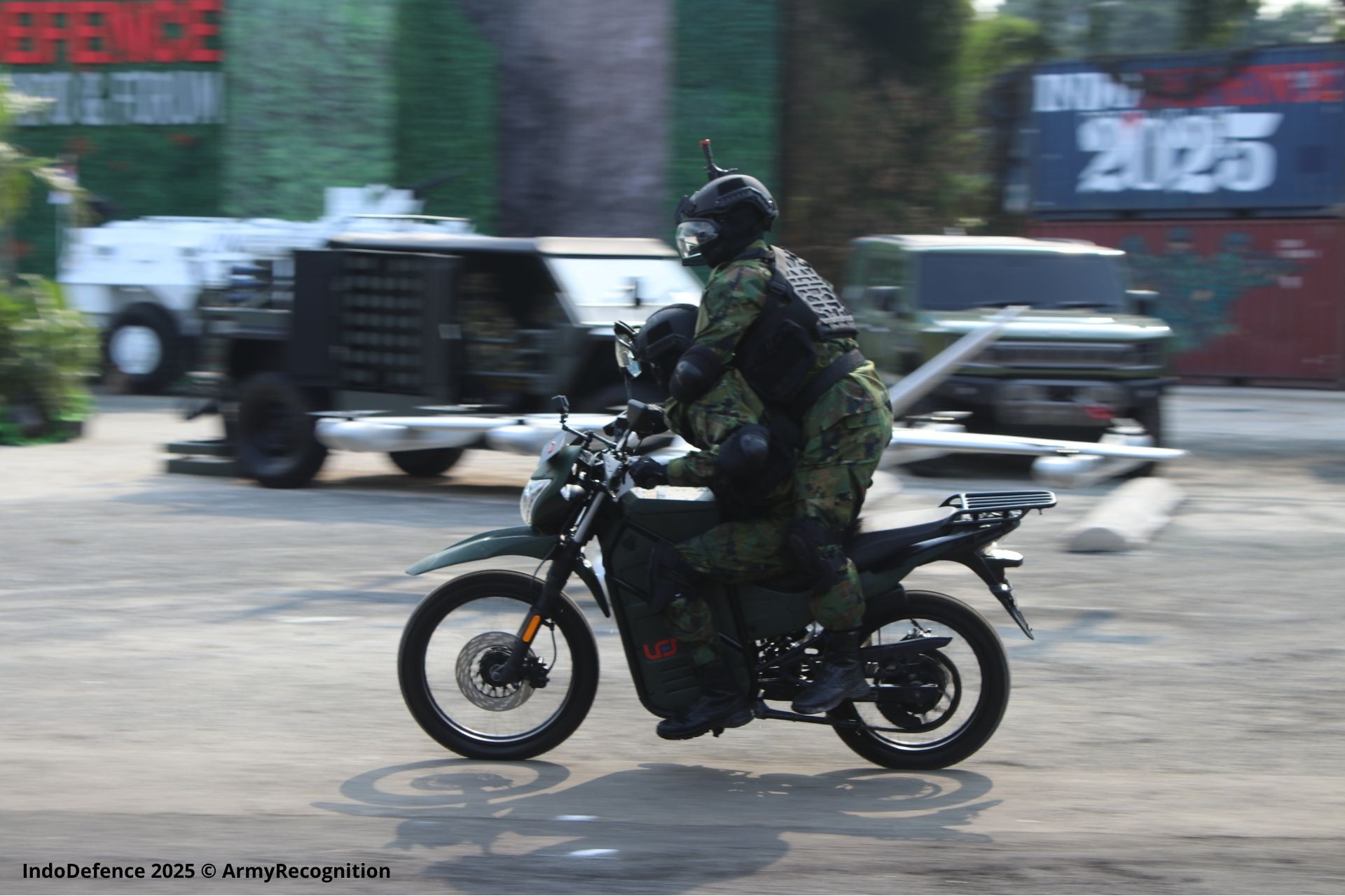 Sprint Tactical Electric Motorcycle from Indonesia Built for Stealth and Infiltration Operations