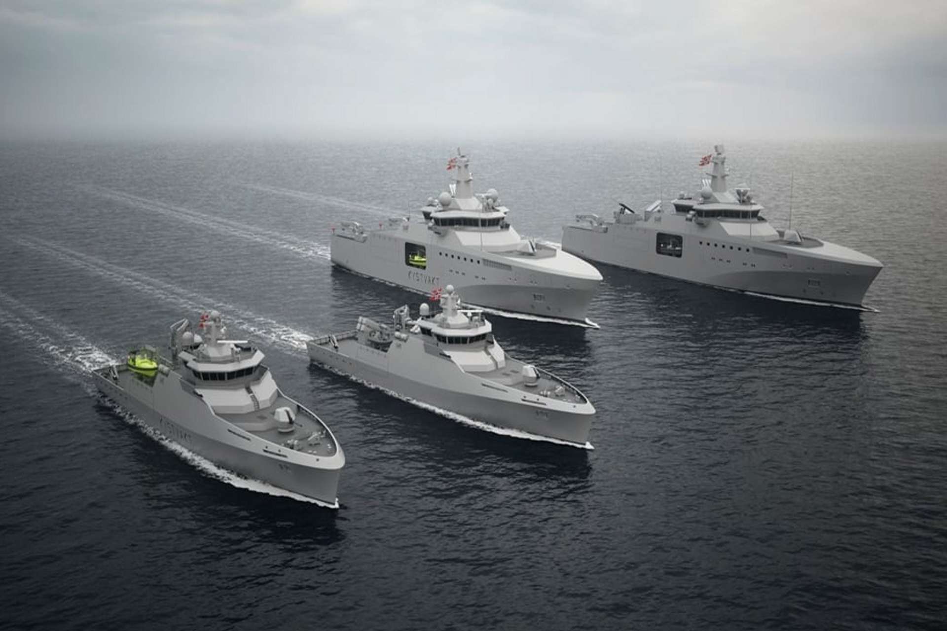 Kongsberg and Salt Ship Design have secured the contract to shape Norway’s future standardized naval vessels, a modular fleet program designed to give the Royal Norwegian Navy and Coast Guard more flexible, cost-effective maritime capability for patrol, surveillance, mine warfare, and crisis response (Picture source: Kongsberg).