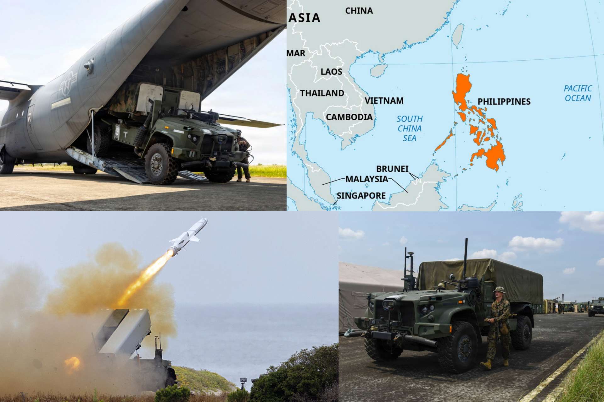 U.S. Marines deployed a Navy-Marine Expeditionary Ship Interdiction System launcher to Itbayat during Exercise Balikatan 2026, extending mobile anti-ship strike coverage into the strategically critical Luzon Strait (Picture Source: U.S. Marines Corps)