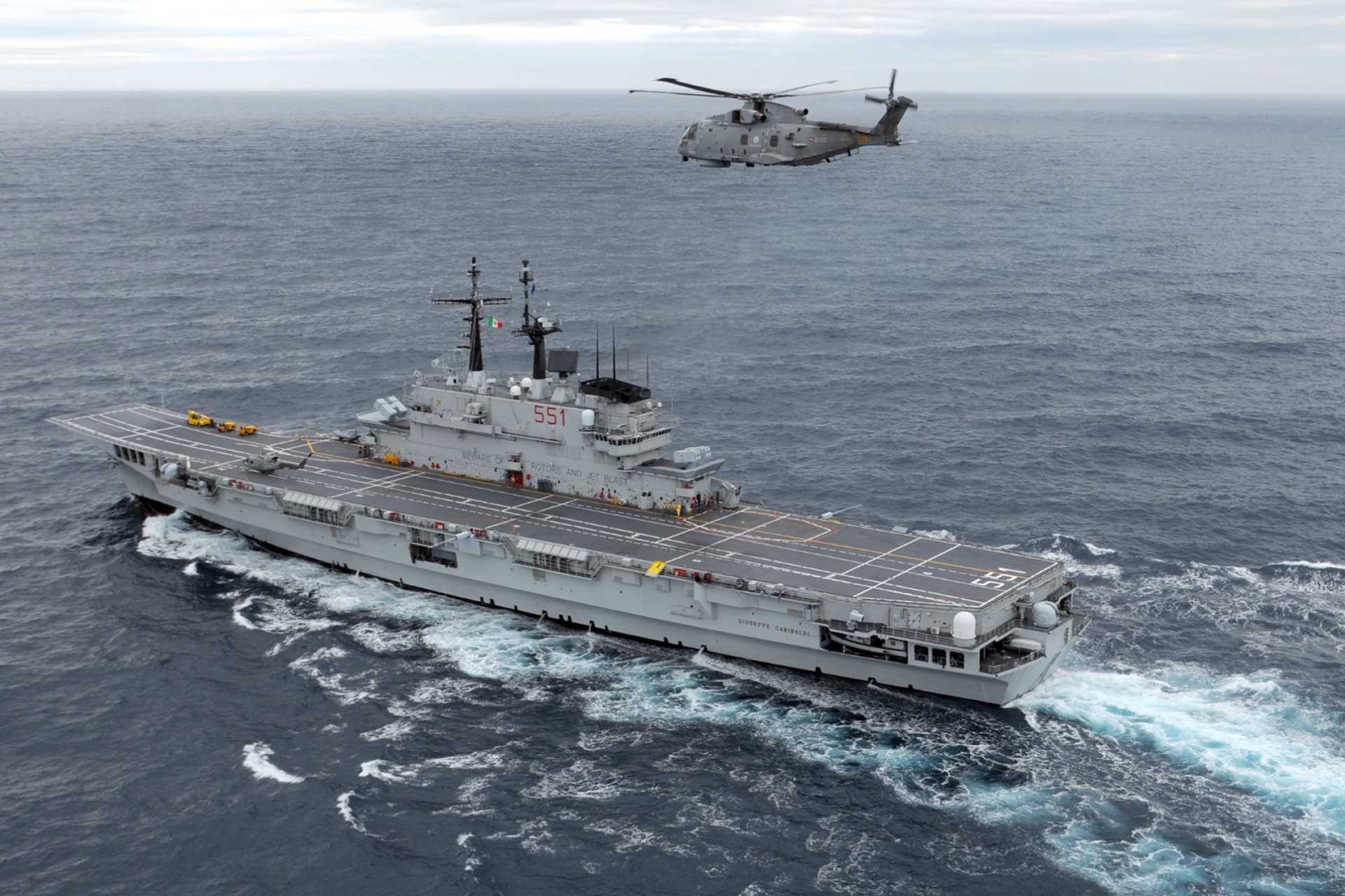 Commissioned on September 30, 1985, the Giuseppe Garibaldi served the Italian Navy for 39 years, operating as a carrier and command ship in Somalia, Kosovo, Afghanistan, Lebanon, and Libya. (Picture source: Italian Navy archives)