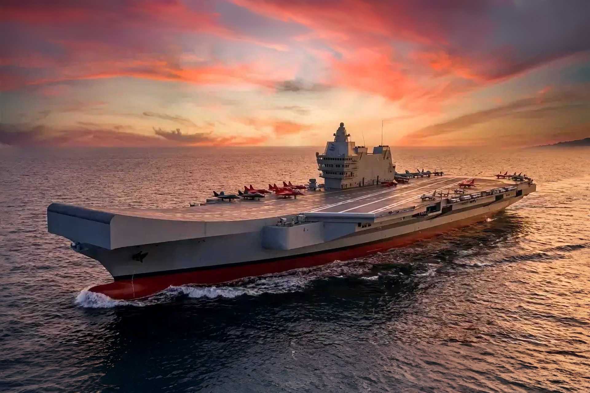 The MUGEM's planned air wing will combine the manned naval Hürjet with three unmanned fixed-wing aircraft, the Kizilelma, Anka-3, and Bayraktar TB3, with a total capacity of 52 aircraft and the option to embark up to 52 Kizilelma in a single-type configuration. (Picture source: Turkish Defence Agency)
