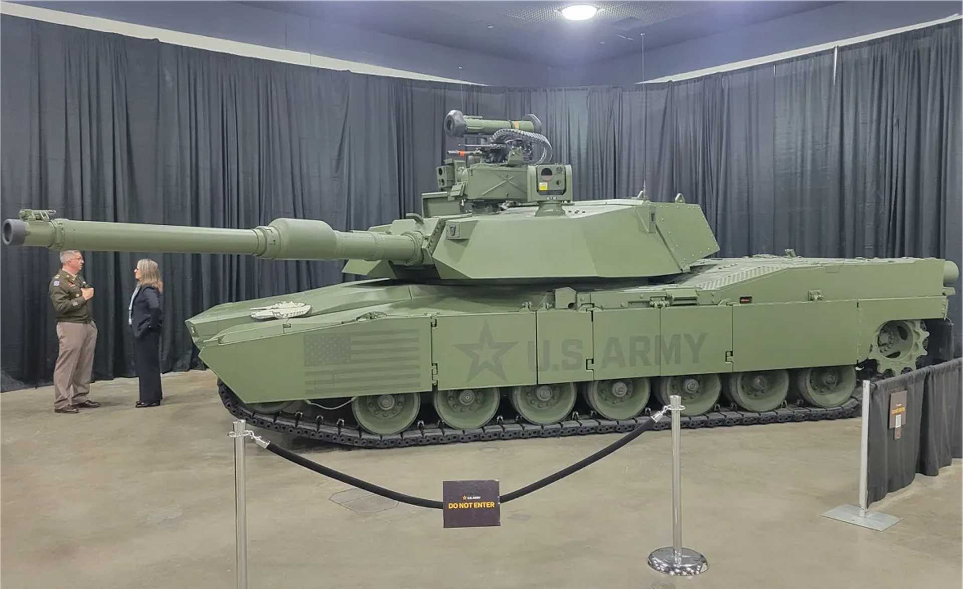M1E3 Abrams prototype unveiled by the U.S. Army in Detroit in January 2026, showcasing the future direction of the next-generation U.S. Army main battle tank.