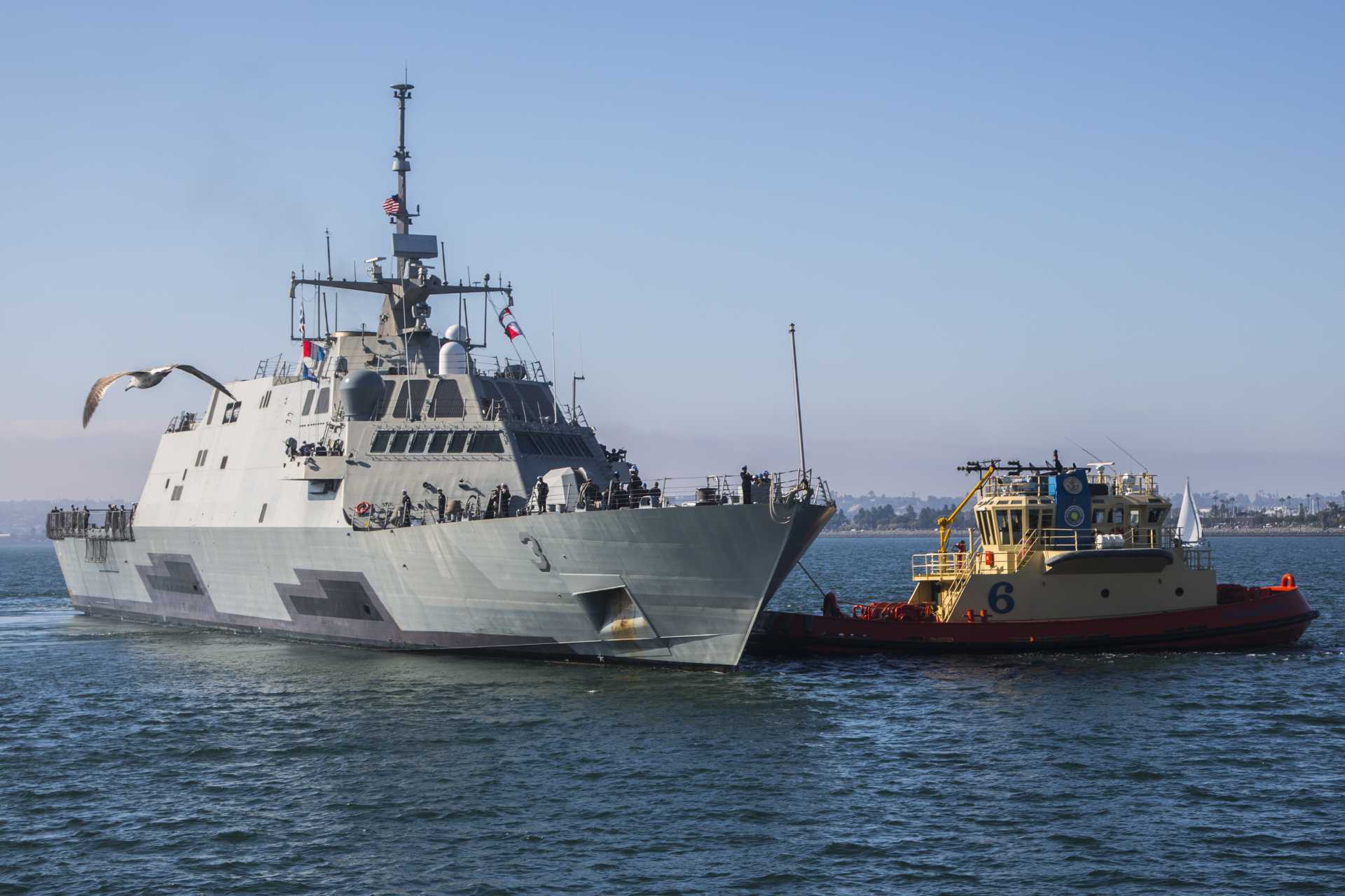 The USS Fort Worth became the sixth of 16 Freedom-class ships retired, following USS Freedom, USS Milwaukee, USS Detroit, USS Little Rock, and USS Sioux City, and its departure left ten Freedom-class ships in active service. (Picture source: US Navy)