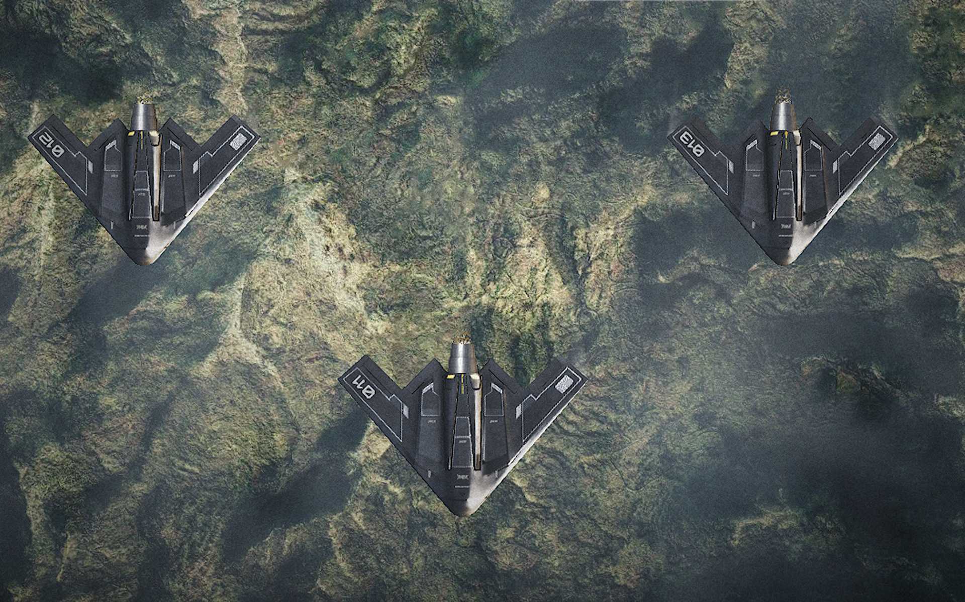 A USAvionix artist’s rendering shows its next-generation jet-powered ISR drone operating as part of a coordinated swarm, highlighting the concept’s potential for distributed surveillance, autonomous mission sharing, and rapid coverage of contested airspace.