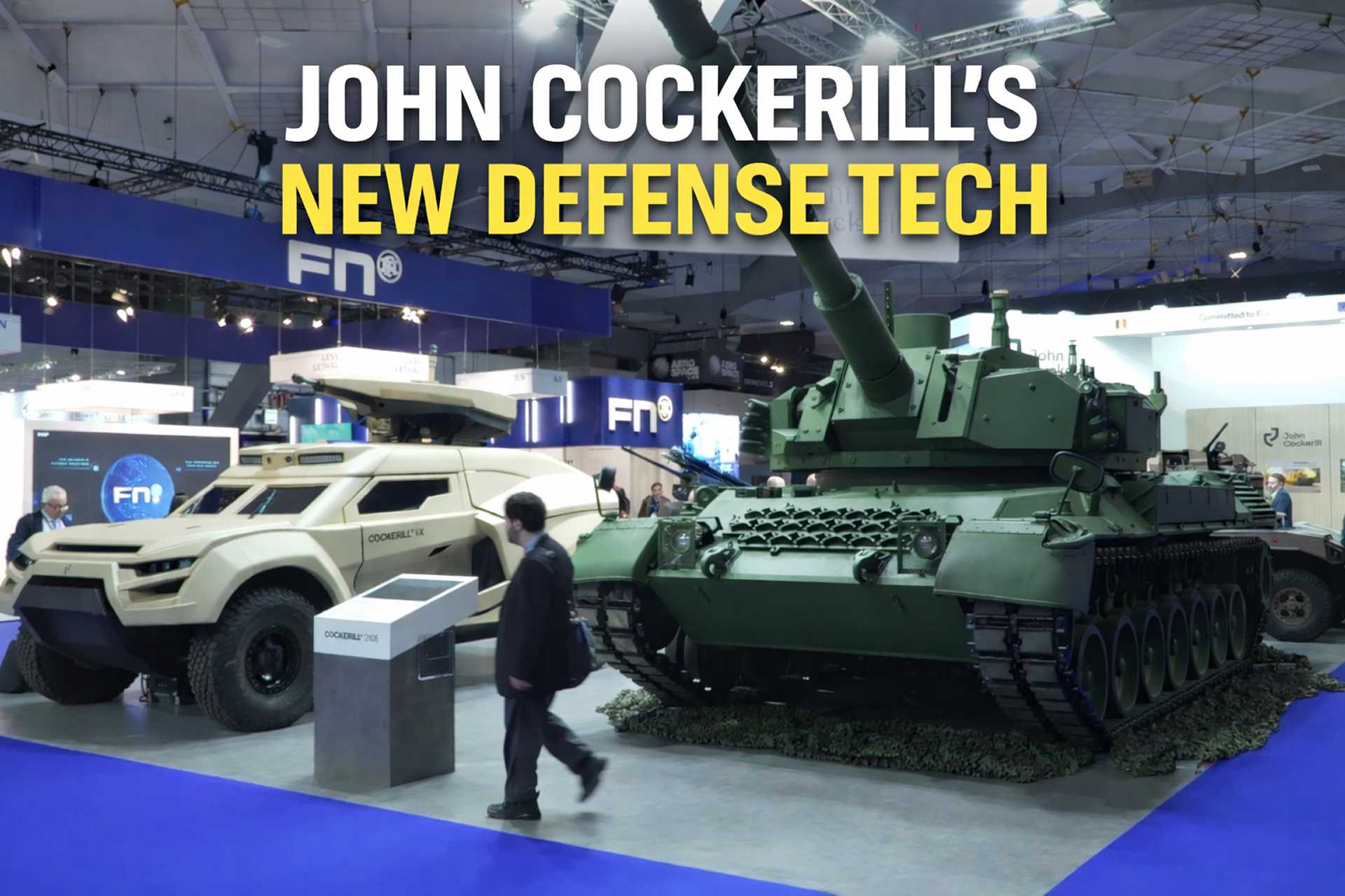 John Cockerill Defense displays a portfolio of modular turret systems, counter-drone solutions, robotic platforms, and armored vehicle upgrades at BEDEX 2026 in Brussels, highlighting Belgium’s growing role in advanced land combat technologies.