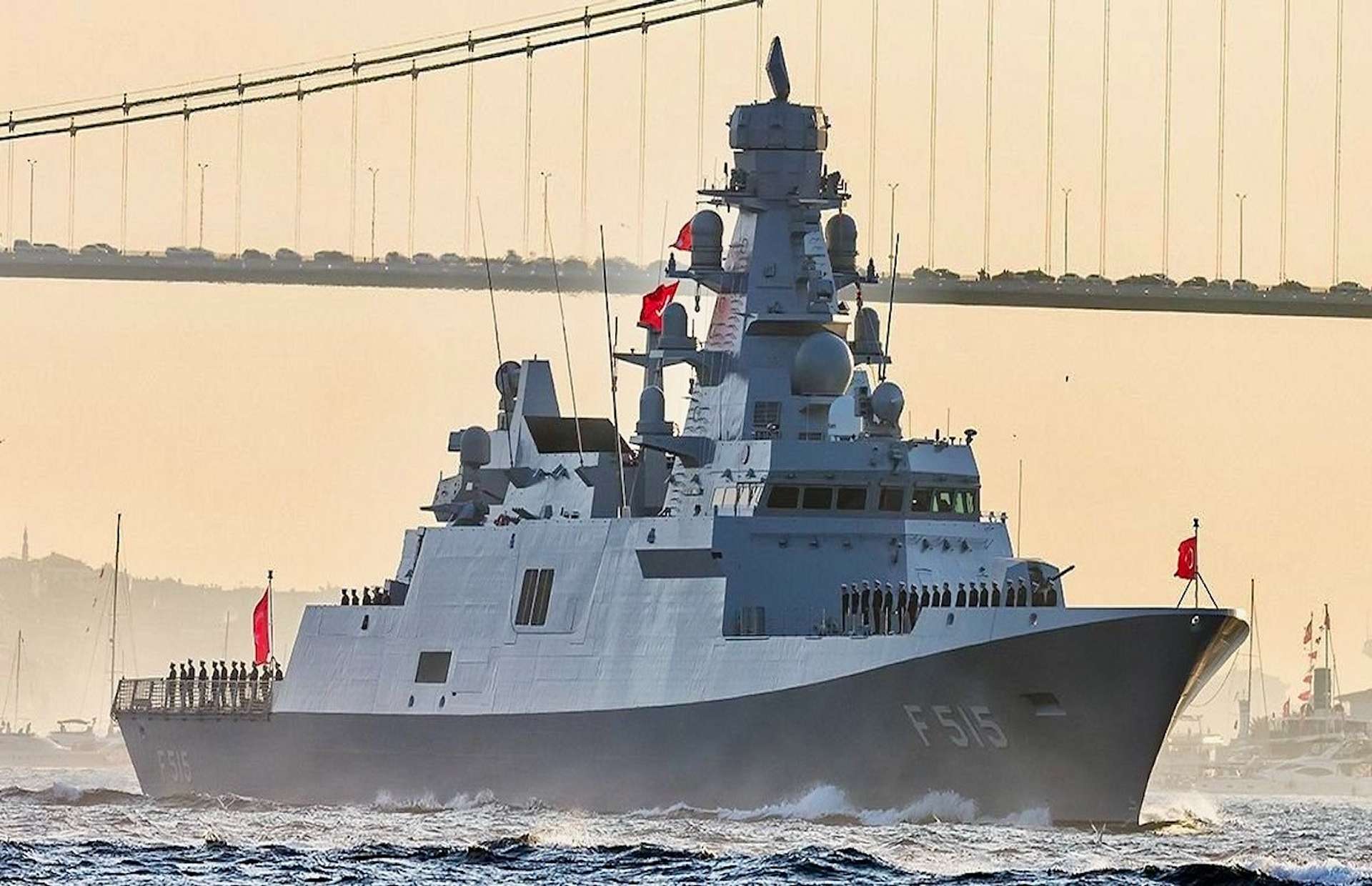 ISTIF-class frigates combine long-range endurance with advanced AESA sensors and a networked combat system, delivering multi-role firepower for air defense, anti-ship strike, and anti-submarine warfare through a VLS, modern anti-ship missiles, torpedoes, and close-in defenses, optimized for sustained patrols and escort missions across wide maritime areas (Picture source: Türkiye MoD).