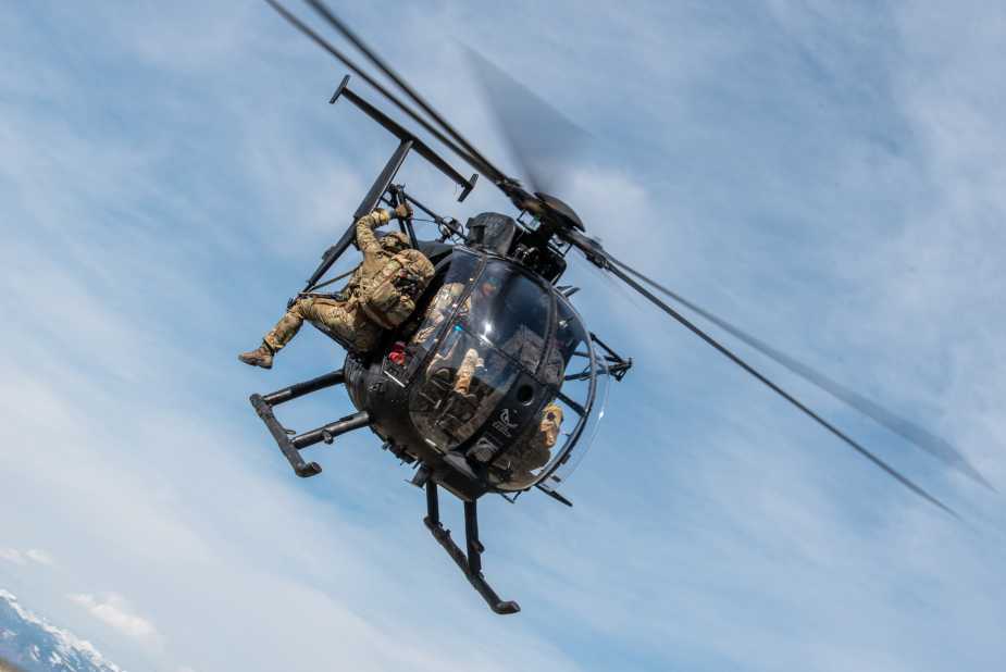 The MH-6M Little Bird is a light assault and insertion helicopter operated by the U.S. Army’s 160th SOAR. Renowned for its agility and compact size, it is used to insert small special operations teams into tight urban or confined landing zones during high-risk missions.