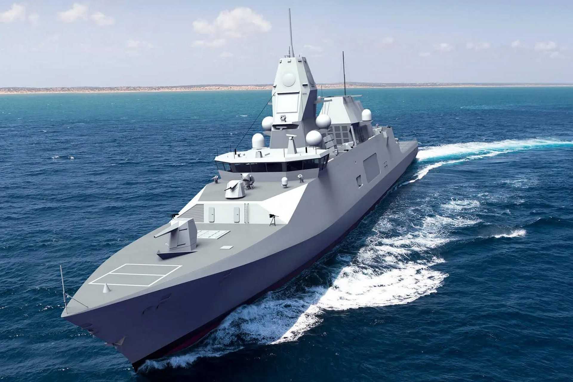 The Belgian-Dutch Anti-Submarine Warfare Frigate (ASWF) programme has experienced cumulative cost increases exceeding 100%, while first deliveries have slipped by approximately six to seven years, from 2027–2028 to 2033–2034. (Picture source: Damen)
