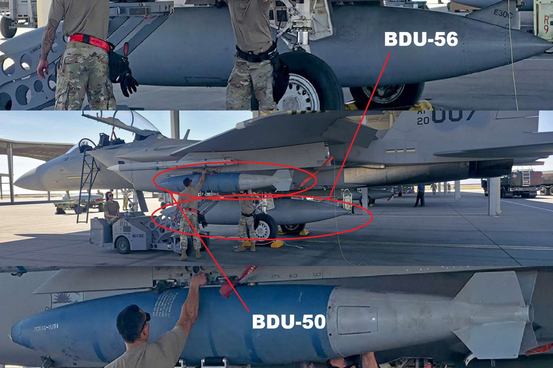 The Oregon Air National Guard’s 142nd Wing conducts the first bomb drops by an operational F-15EX Eagle II unit, releasing 36 inert 500- and 2,000-pound training bombs during ten missions at Mountain Home Air Force Base in May 2026 (Picture source: U.S. DoW).