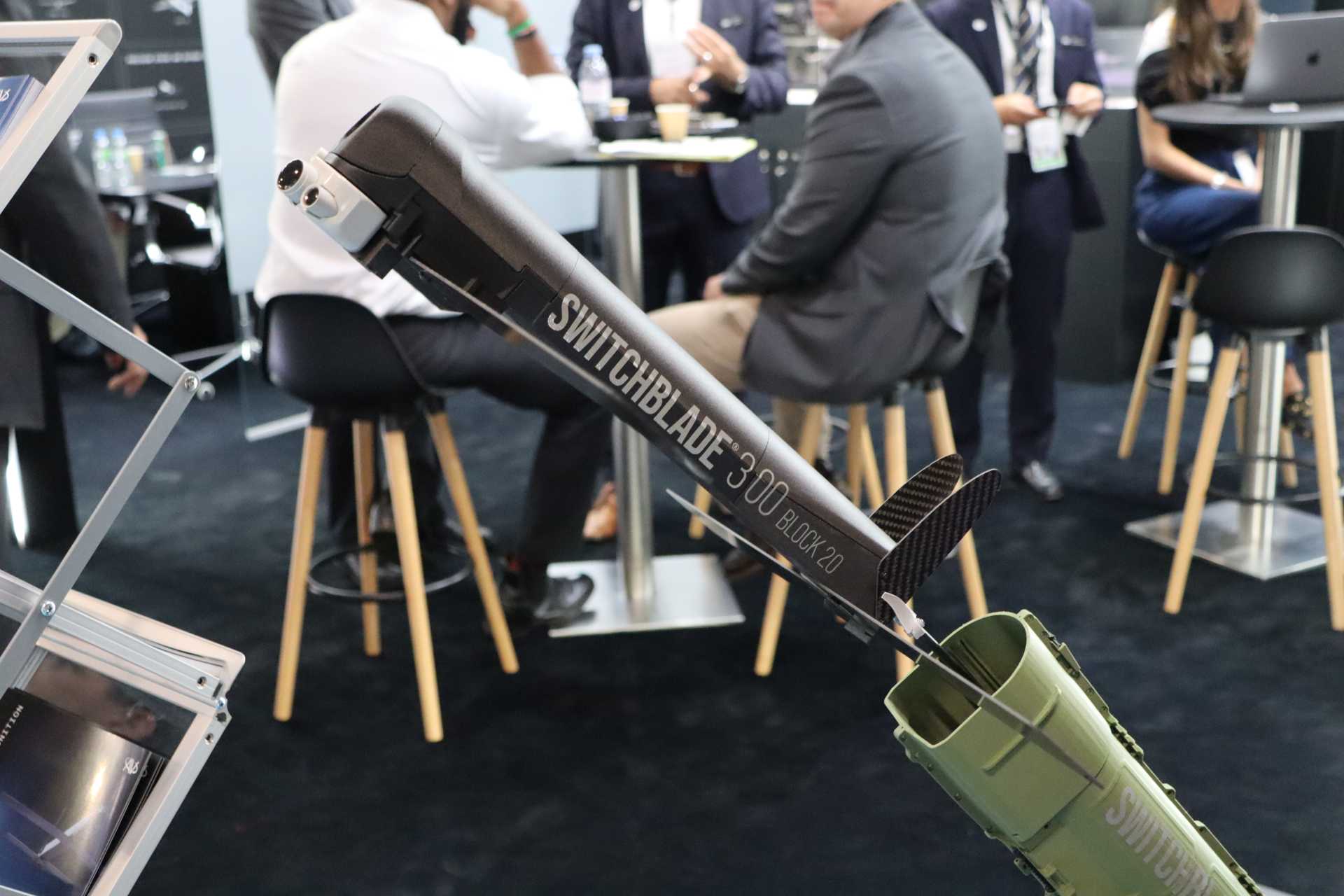 The Switchblade 300 Block 20's modular payload bay can accept either a fragmentation warhead or an Explosively Formed Penetrator before launch. (Picture source: Army Recognition)