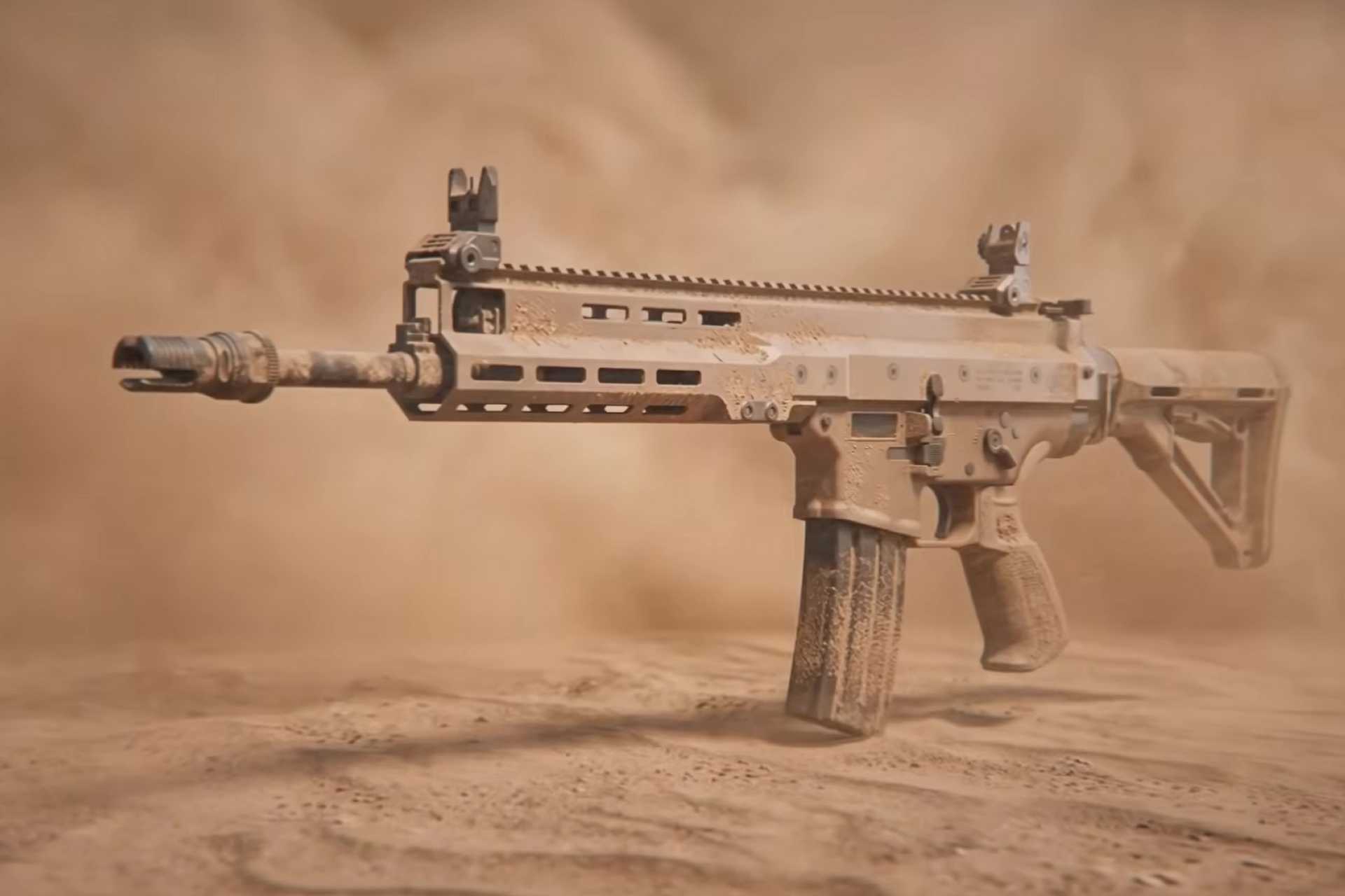 The FN Arka integrates the short-stroke gas piston operating mechanism of the FN SCAR into a new 5.56 mm assault rifle featuring standard AR-15 ergonomics and accessory compatibility. (Picture source: FN Herstal)