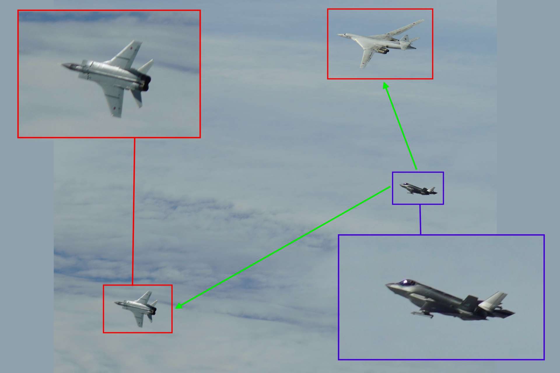 A Norwegian F-35 intercept of a Russian Tu-160 bomber escorted by a MiG-31 near NATO airspace highlights the growing role of fifth-generation airpower in securing the High North (Picture Source: Nato / Edited by Army Recognition Group)