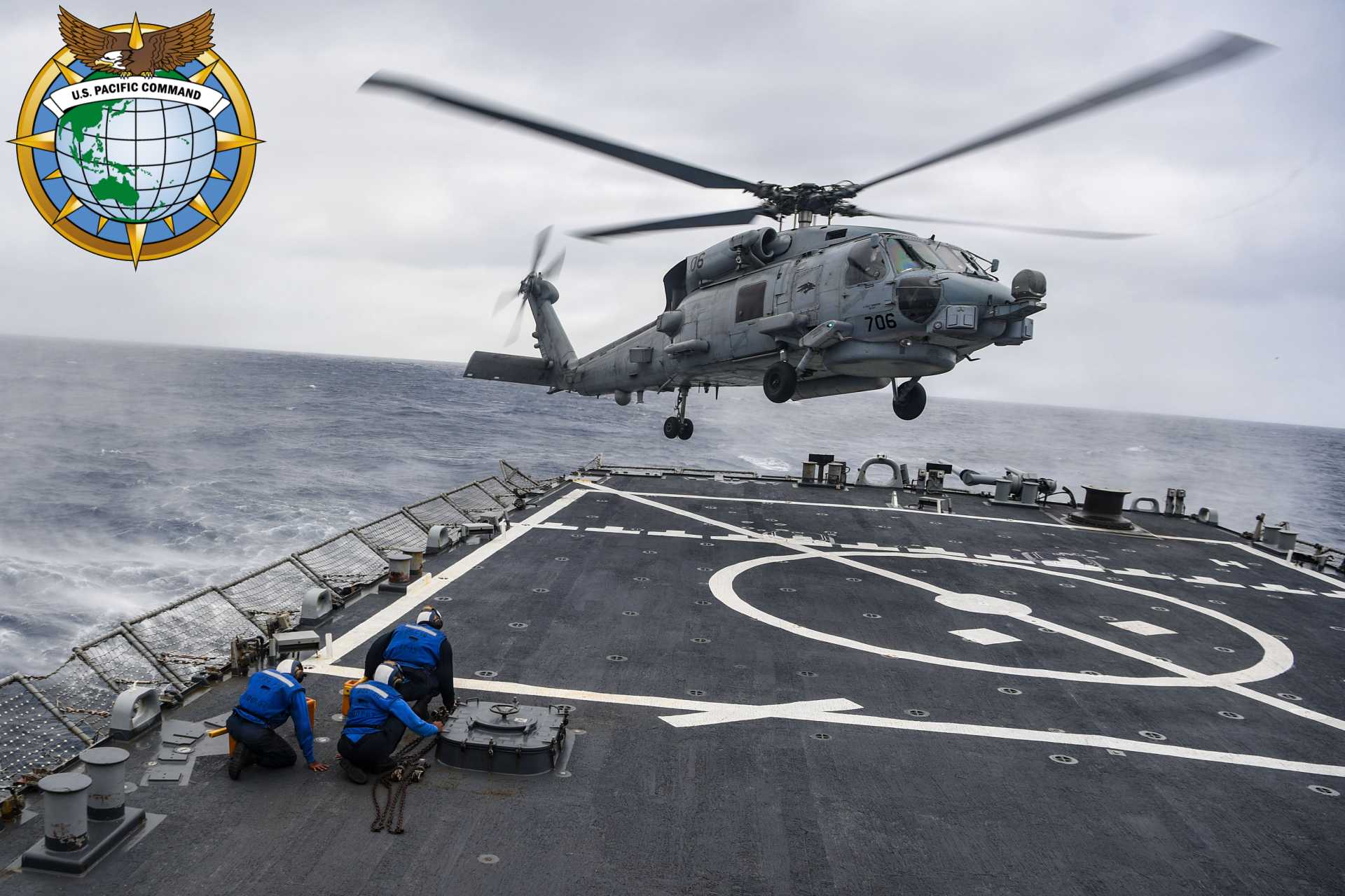 The U.S. Pacific Command remains the largest U.S. geographic command, covering roughly 100 million square miles, about 52% of the Earth’s surface, 38 countries and territories, and containing roughly 60% of the world’s population. (Picture source: US DoD)