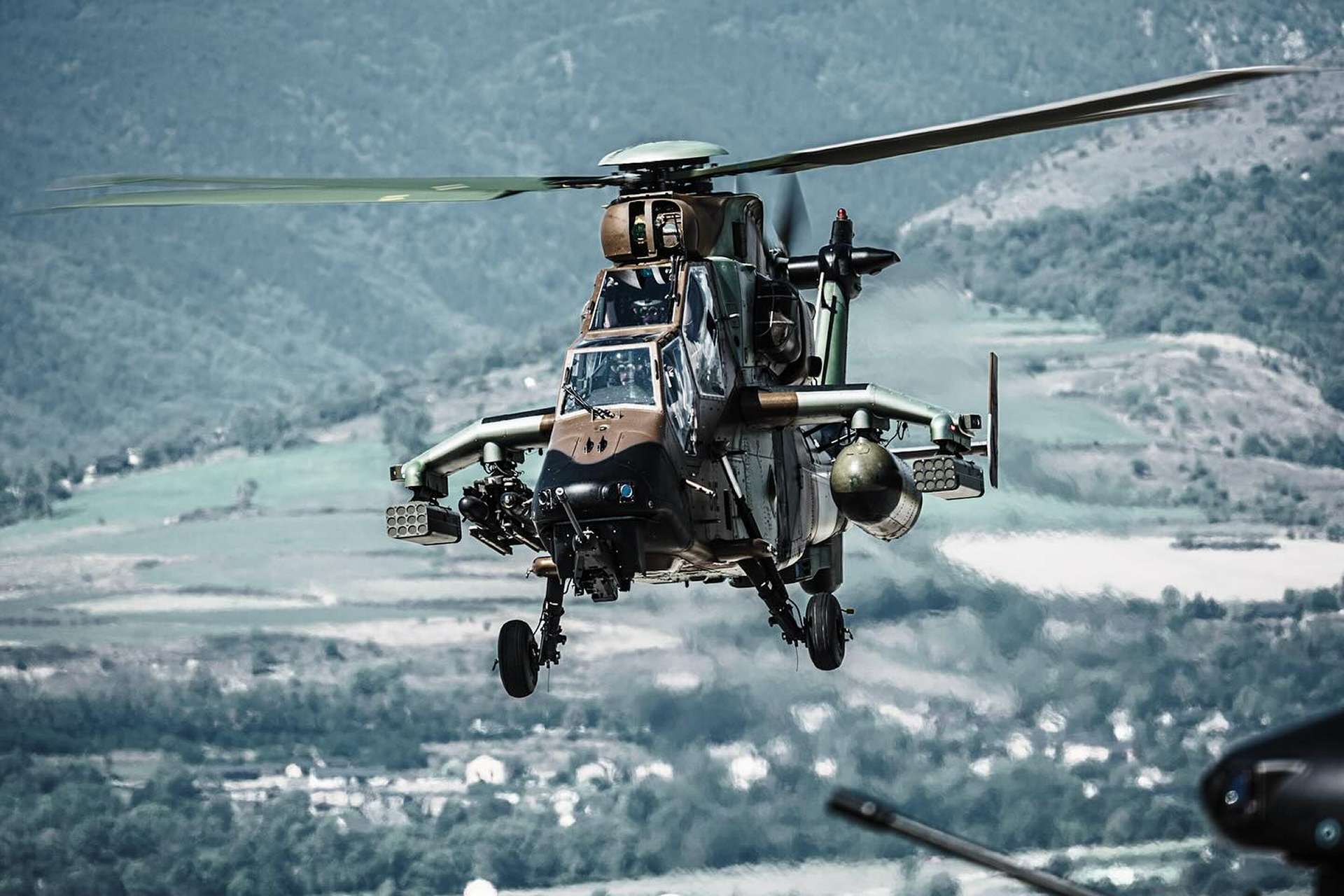 France’s deployment of four Tiger attack helicopters signals a tactical shift toward mobile, cost-effective counter-drone defense within a layered air defense system (Picture Source: French Air Force)