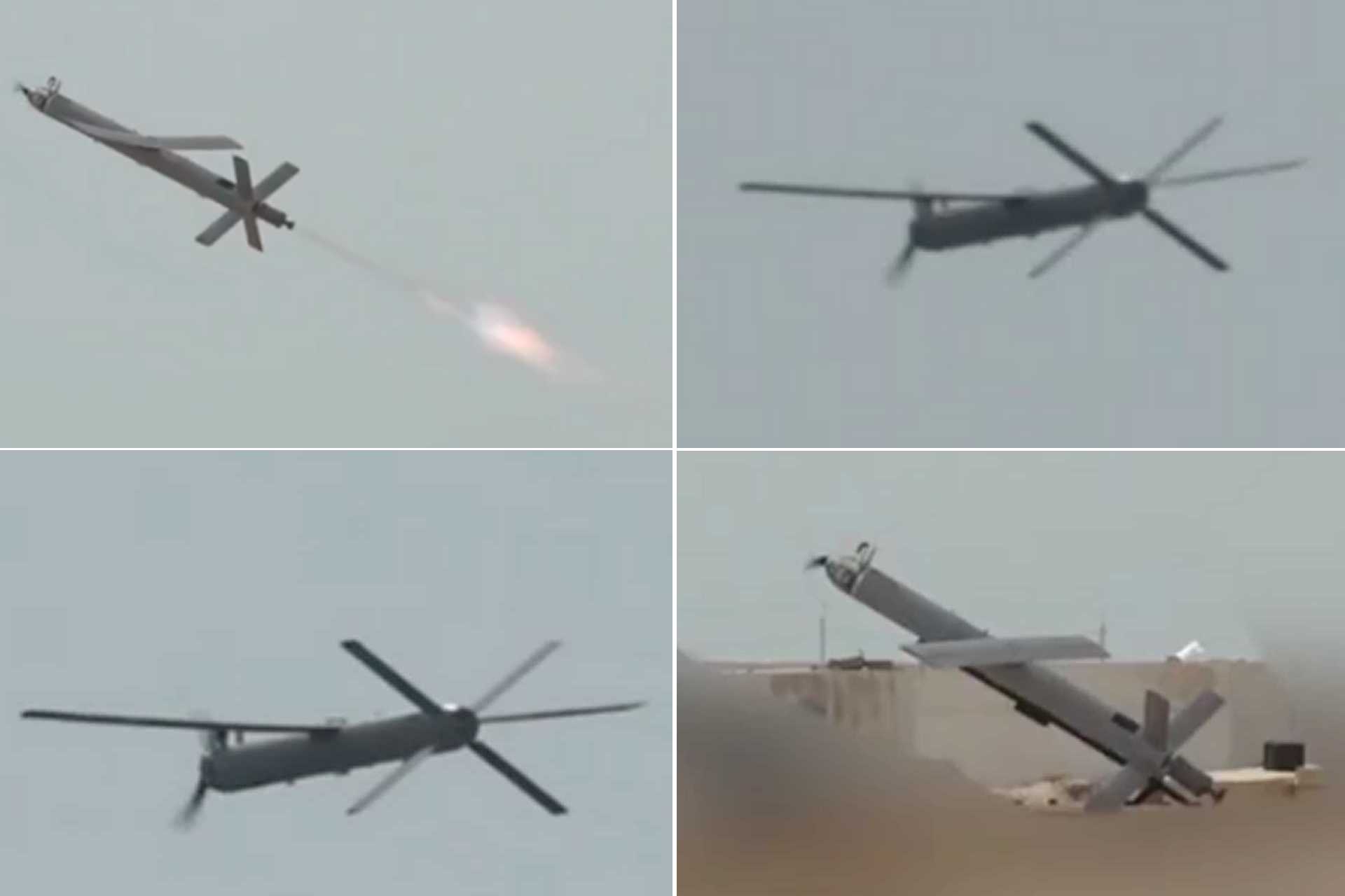 The warhead of the Shahed-101 is smaller than the one carried by the Shahed-131, but it remains capable of damaging radar antennas, communications equipment, ammunition storage points, and exposed infrastructure installations. (Picture source: X/Basha باشا)