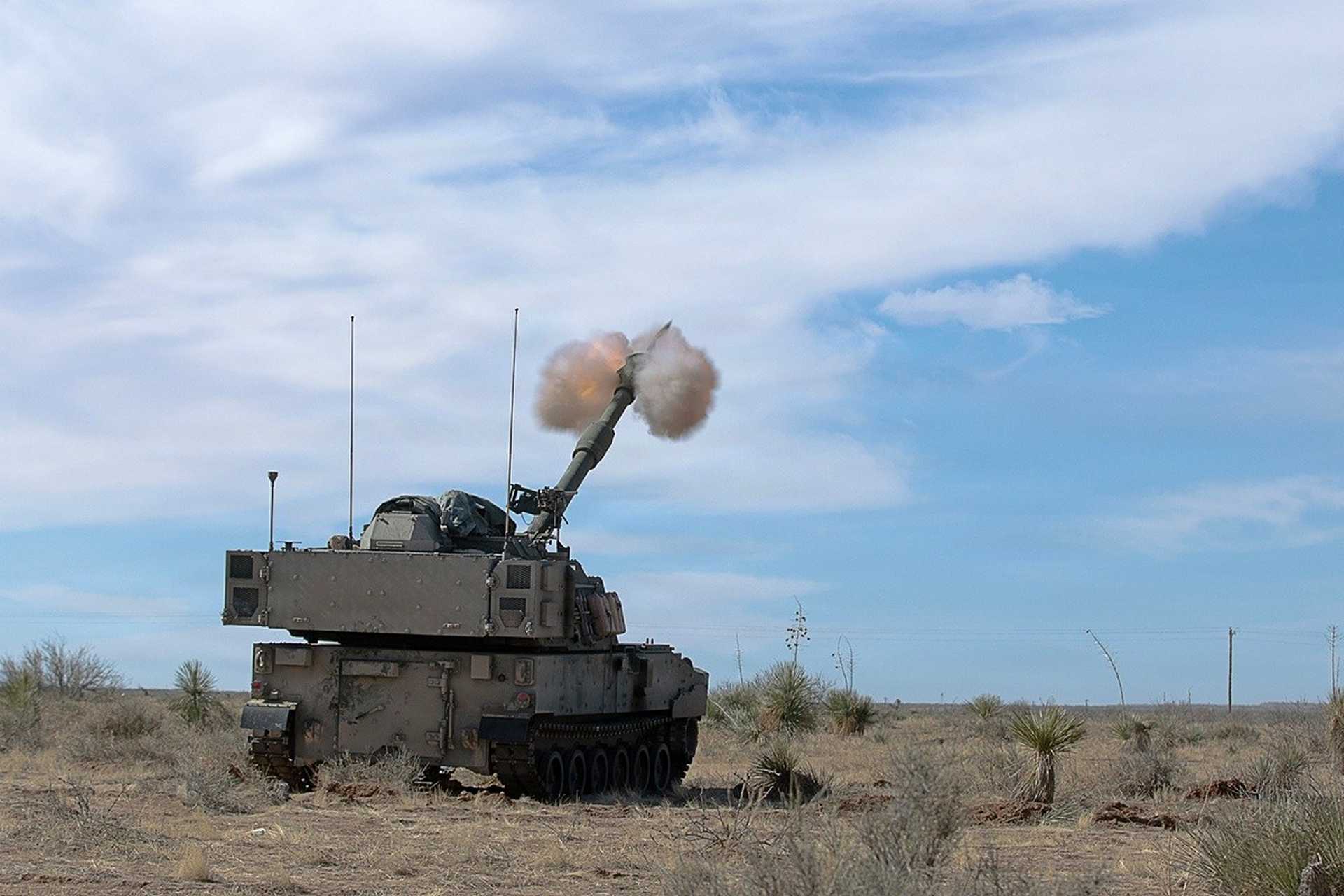U.S. Army soldiers from 4th Battalion, 1st Field Artillery Regiment “Defender” conduct live-fire training with the M109A7 Paladin self-propelled howitzer, validating precision fires and rapid engagement capabilities during certification exercises.