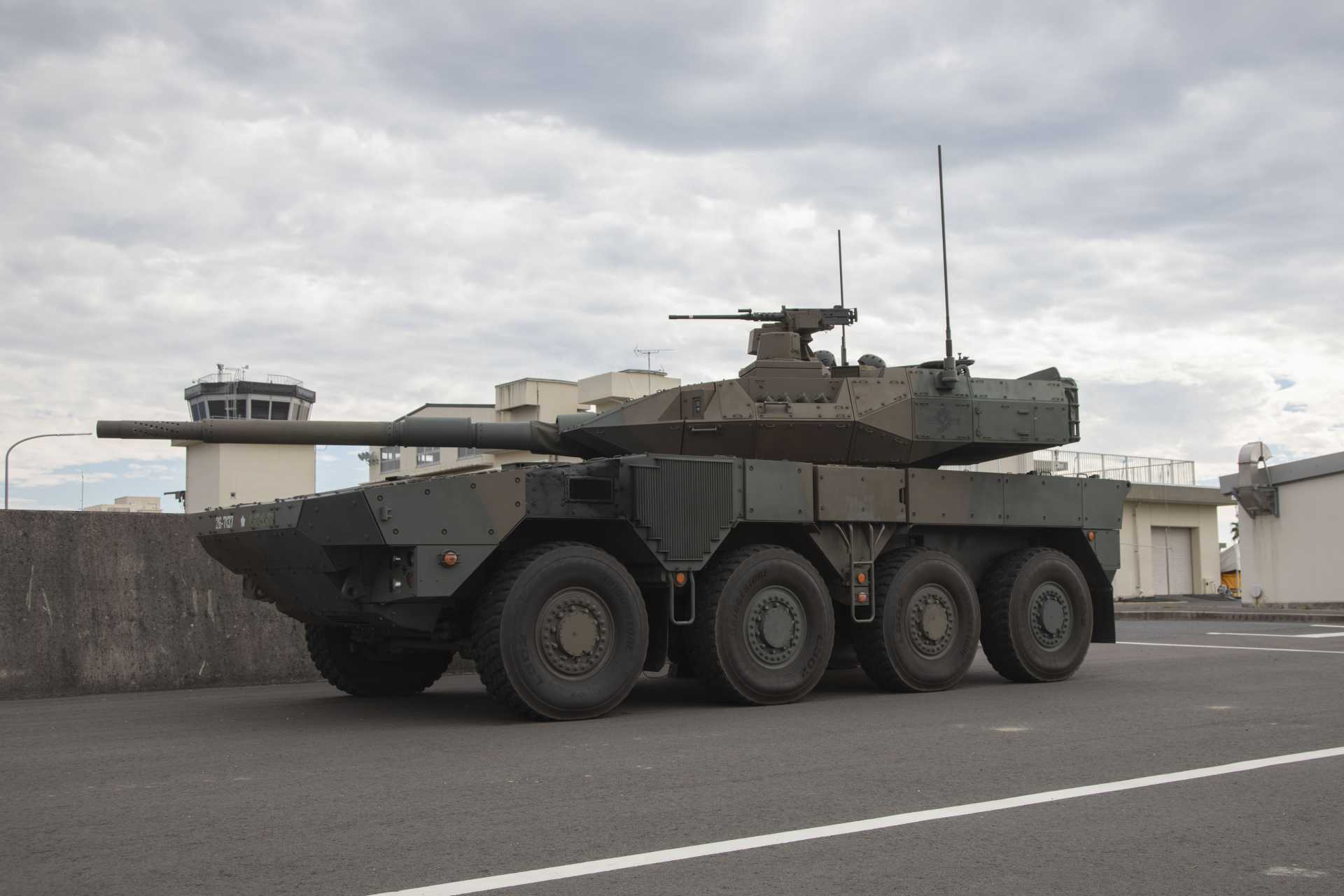 The Philippine Army is evaluating the Type 16 MCV because its 26-ton weight, 8x8 wheeled mobility, and 105mm firepower are better suited than heavy tanks for rapid deployment across the Philippines’ weak bridge network, island geography, and limited transport infrastructure. (Picture source: US DoD)