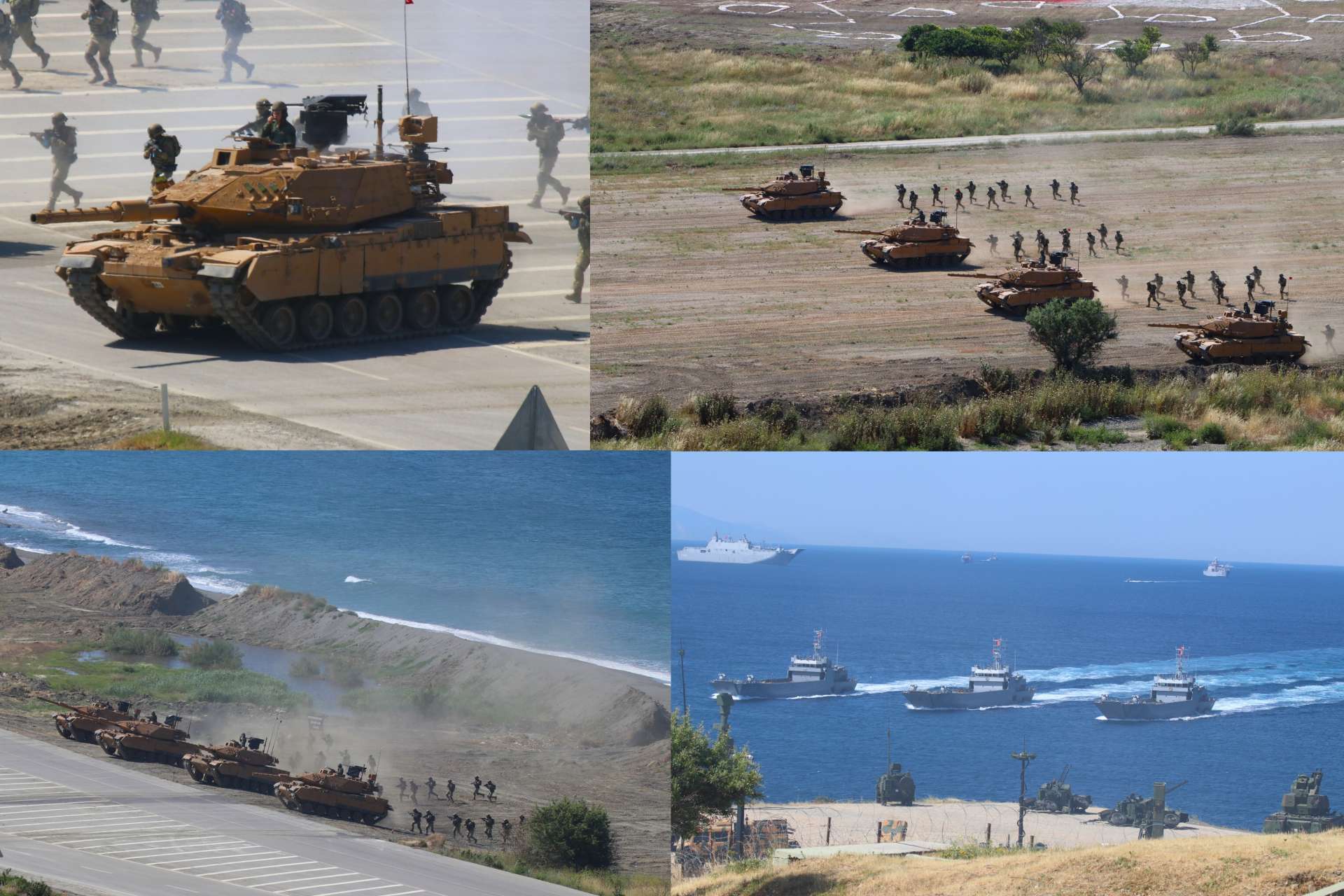 Türkiye demonstrated a NATO-compatible amphibious assault capability during EFES 2026 by landing upgraded M60TM tanks from indigenous 151 Class landing craft and rapidly pushing armored forces inland under joint-force coordination (Picture Source: Army Recognition Group)