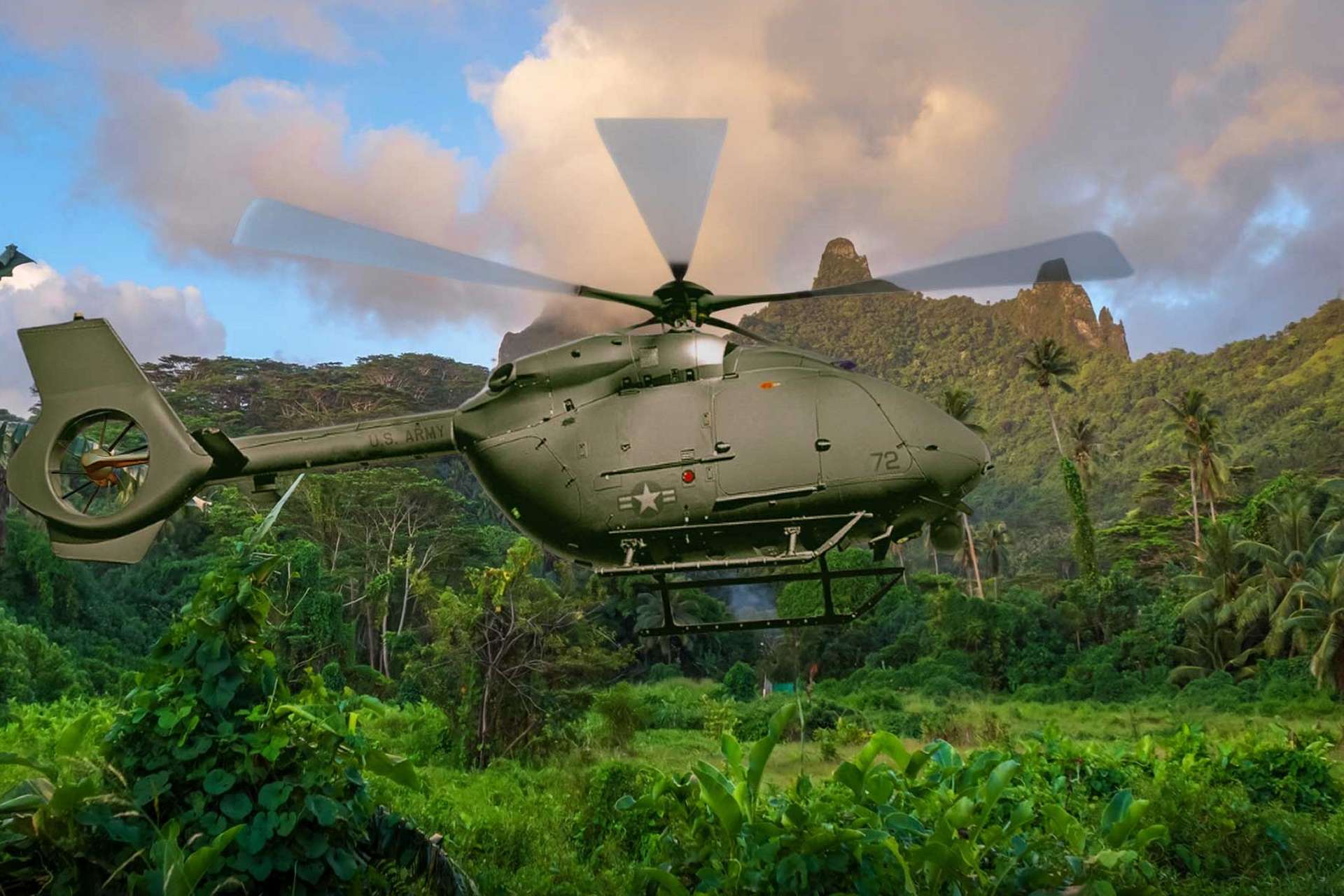 U.S. Marines will test Airbus’ MQ-72C Lakota Connector in the Pacific in 2027, evaluating how the optionally piloted logistics helicopter can deliver ammunition, ordnance, and critical supplies to dispersed forces operating inside contested island chains (Picture source: Airbus).