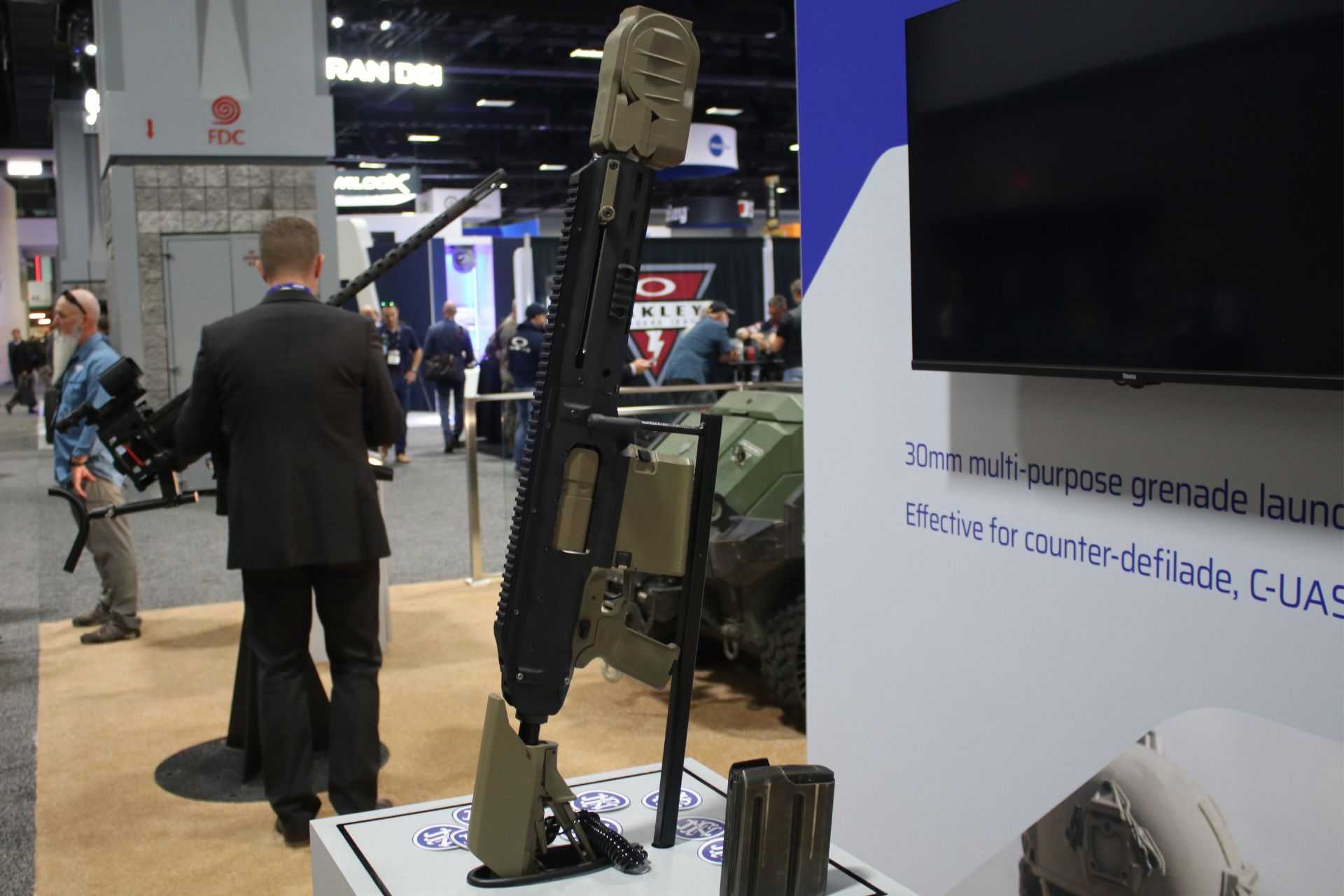 The FN MTL-30 is a semi-automatic 30 mm grenade launcher designed to engage enemy troops behind cover, small drones, and lightly armored vehicles at ranges of up to 500 meters, including with programmable airburst grenades. (Picture source: Army Recognition)