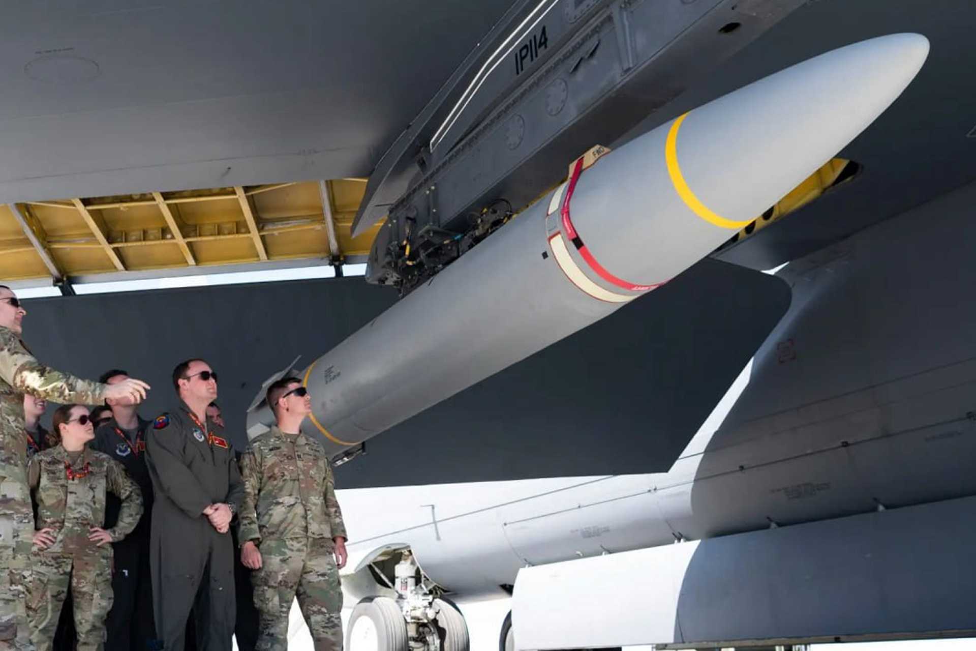 The AGM-183A Air-Launched Rapid Response Weapon (ARRW) is a U.S. air-launched conventional hypersonic missile developed by Lockheed Martin that uses a solid-fuel rocket booster to accelerate an unpowered maneuvering glide vehicle beyond Mach 5. (Picture source: US DoD)