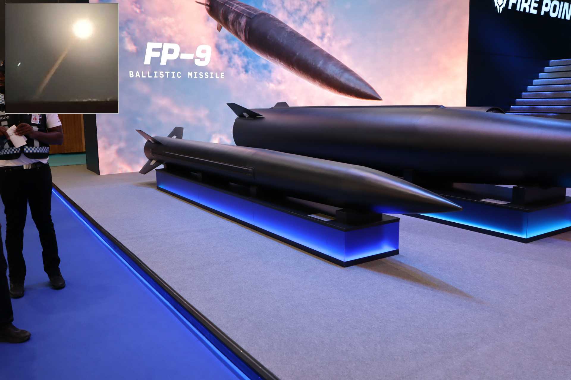 Ukraine used its new FP-7 ballistic missile against Russian forces for the first time on October 1, 2026, just 216 days after flight testing began, and with its range and payload already increased to 250 km and 200 kg. (Picture source: Army Recognition and Telegram/Volodymyr Zelenskyy)