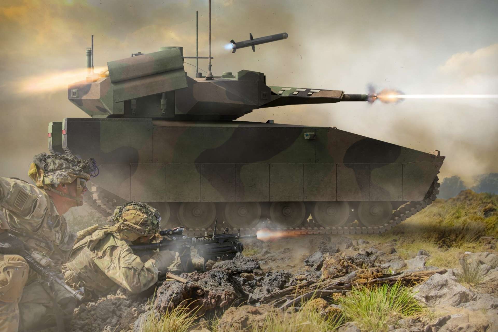 American Rheinmetall delivered the first Lynx XM30 prototype to the U.S. Army, launching a critical test phase in the competition to replace the M2 Bradley Fighting Vehicle (Picture Source: Team Lynx)