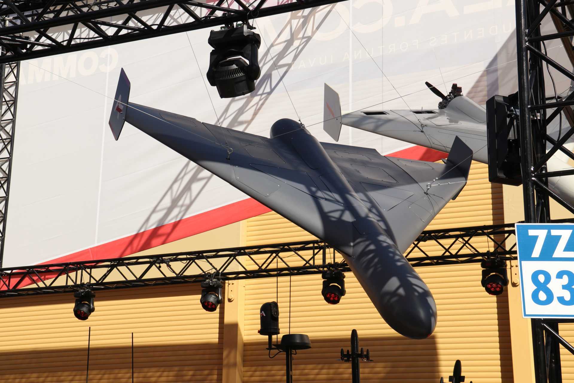 The Husaria A3 is a reusable airborne counter-UAS mothership designed to patrol at 4,000 m for more than 10 hours while carrying four to six FPV interceptors capable of reaching 350 km/h. (Picture source: Army Recognition)