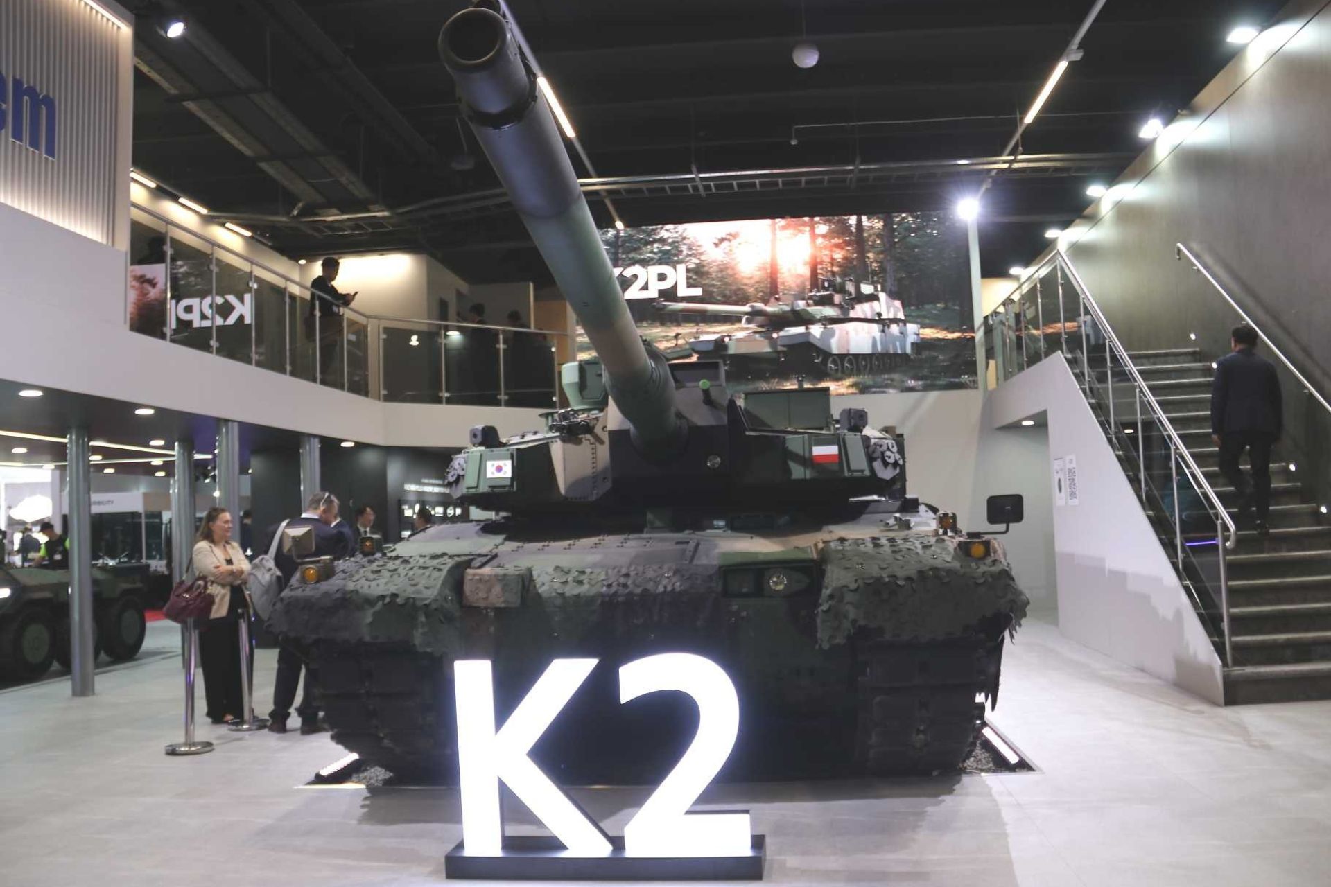 K2PL main battle tank displayed at MSPO 2026 in Kielce as Poland advances its localized K2 program. (Picture source: Army Recognition)