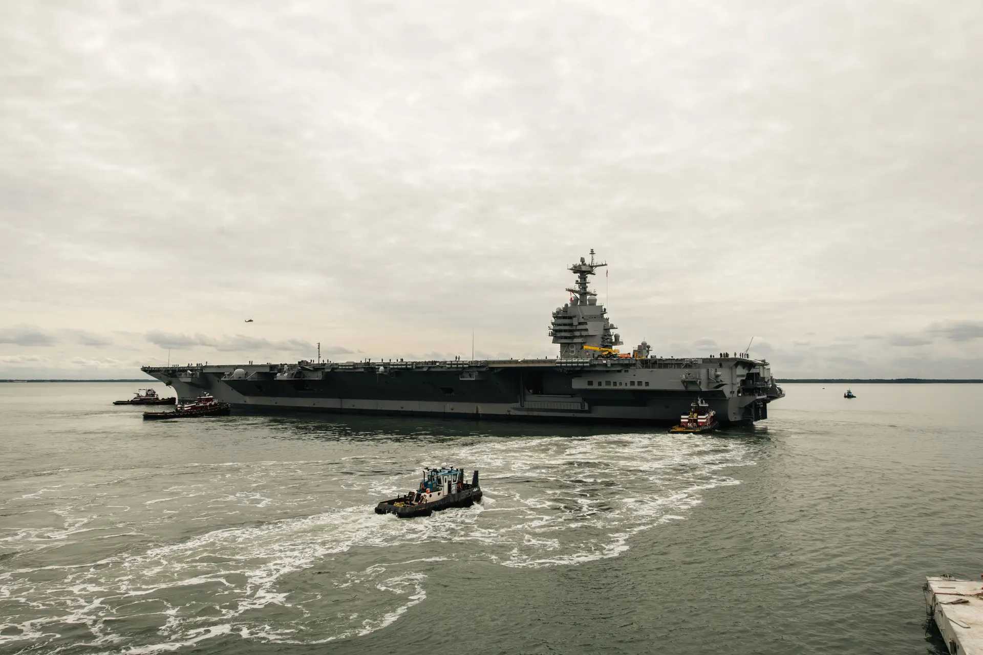 Future USS John F. Kennedy (CVN 79) following preliminary acceptance, a milestone that allows the U.S. Navy to begin underway testing, evaluation and crew training ahead of formal delivery planned for spring 2027. HII announced the preliminary acceptance on September 29, 2026.