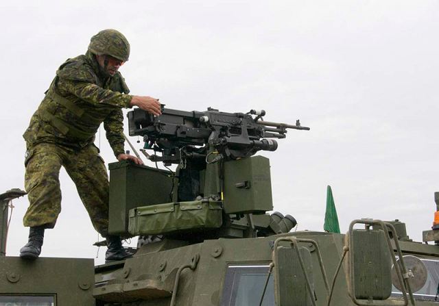 The Canadian soldiers at Valcartier are also testing the TAPV’s remote weapons system and observation capabilities