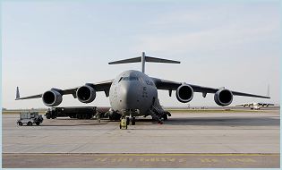 C-17 Globemaster III large military transport aircraft data sheet specifications intelligence description information identification pictures photos images video United States American US USAF Air Force aviation aerospace defence industry military technology Lockheed Martin