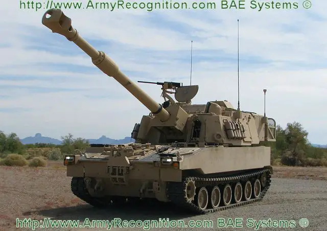 M109A6 Paladin PIM 155mm tracked self-propelled howitzer data | United ...