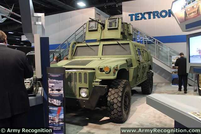 At AUSA 2013, Textron Marine & Land Systems and Granite Tactical Vehicle present an upgrade of armour to increase the crew protection of HMMWV light tactical vehicle. The Survivable Combat Tactical Vehicle (SCTV™) System offers occupants an armored monocoque v-hull crew capsule and restores tactical mobility with proven components.