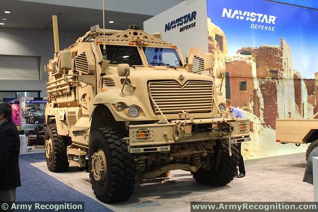 Navistar Defense, LLC is encouraging customers to think beyond the standard applications for its MaxxPro® MRAP and understand how the vehicle could be used for additional missions. Navistar Defense is showing its MaxxPro as a Mission Command on The Move (MCOTM) vehicle, at the Association of the United States Army (AUSA) Annual Meeting. The troop carrier comfortably seats five passengers in the trailer and incorporates brackets and mounts for computers and technologies used for surveillance while on the move.