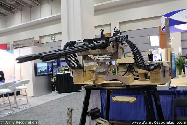 Central Wisconsin Armory exhibited its M3D Heavy machine gun at AUSA 2014