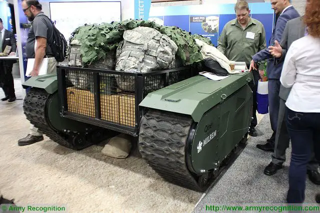QinetiQ North America (QNA) and MILREM from Estonia introduce Titan unmanned ground vehicle (UGV) at the 2016 Association of the United States Army (AUSA) Annual Meeting in Washington , D.C., United States.