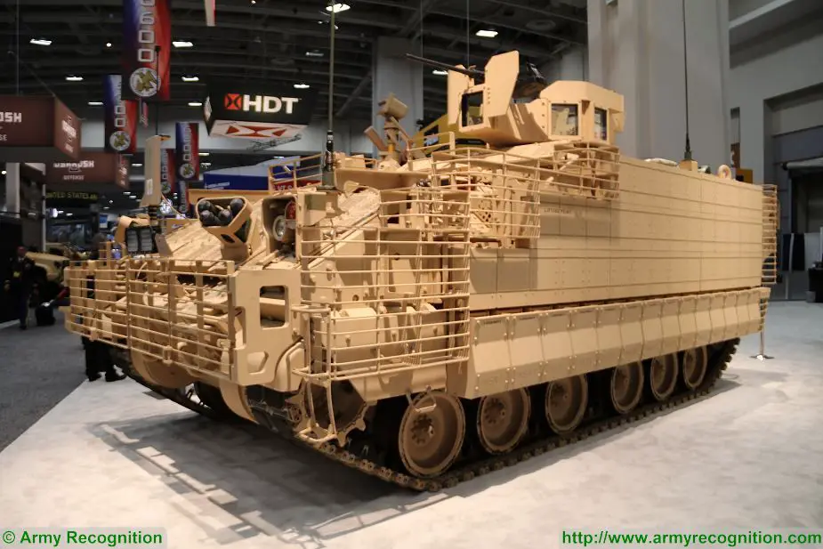 First production vehicle BAE Systems General Purpose of AMPV Armored Multi Purpose Vehicle family at AUSA 2017 925 001