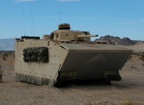 EFV Expeditionary Fighting amphibious armoured Vehicle data sheet specifications information description intelligence identification pictures photos images US Army United States American defense military General Dynamics