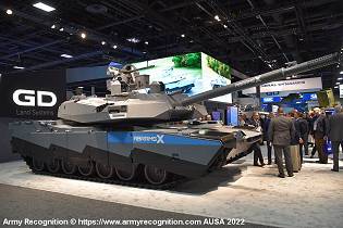 AbramsX MBT Main Battle Tank technology demonstrator GDLS United States right sidde view 001